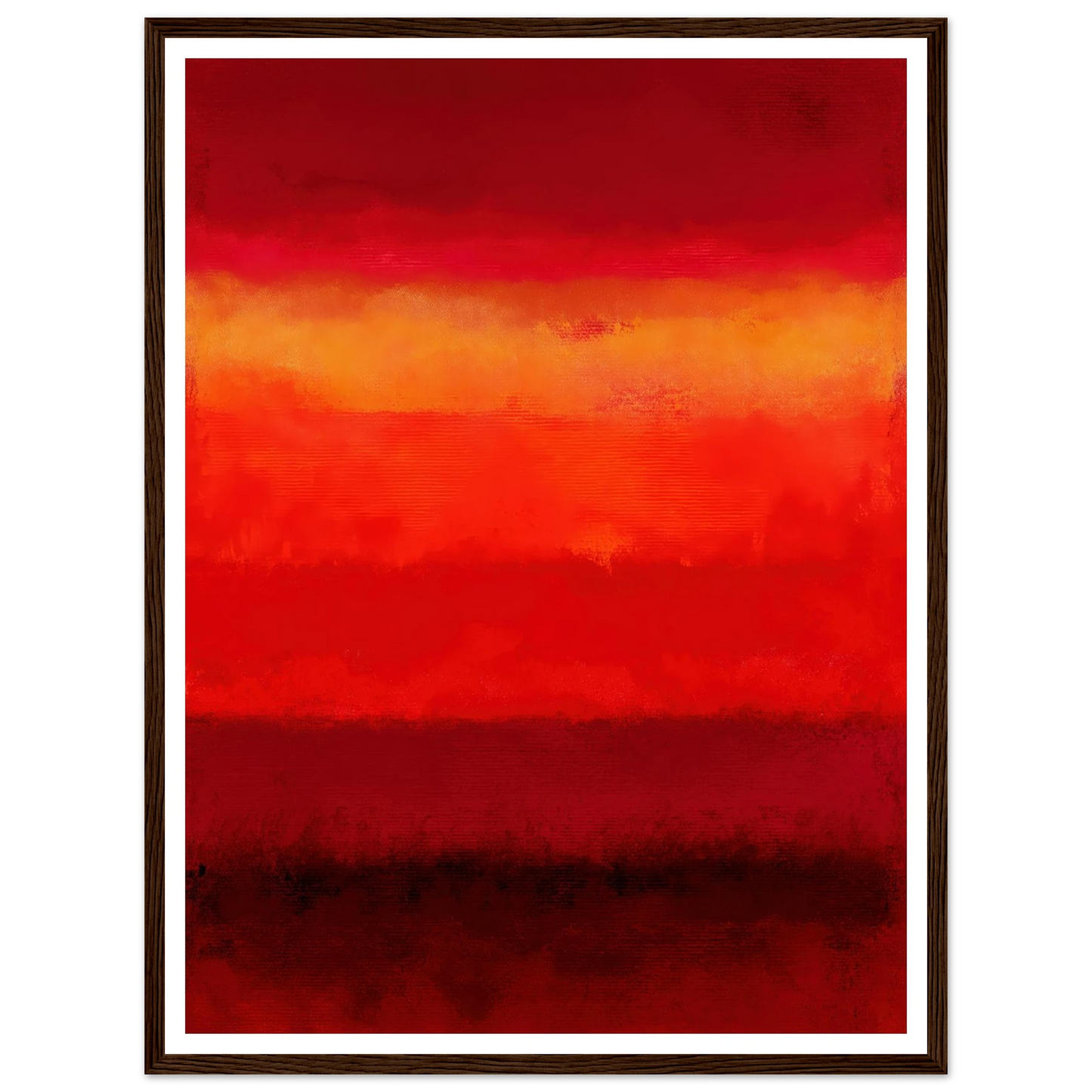 Inferno Strata - Framed Poster - 30x40 cm / 12x16″ - Black frame