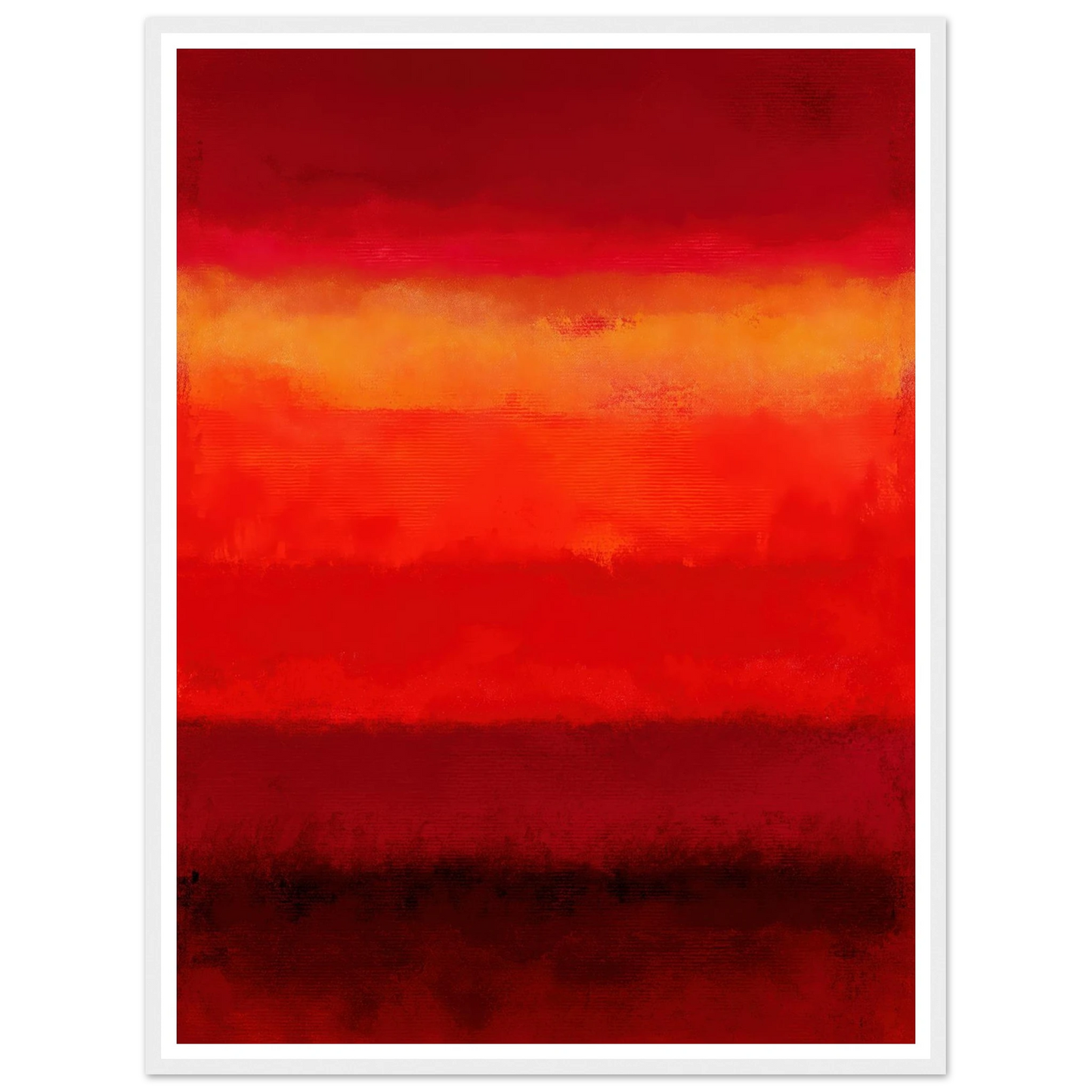 Inferno Strata - Framed Poster - 30x40 cm / 12x16″ - Black frame