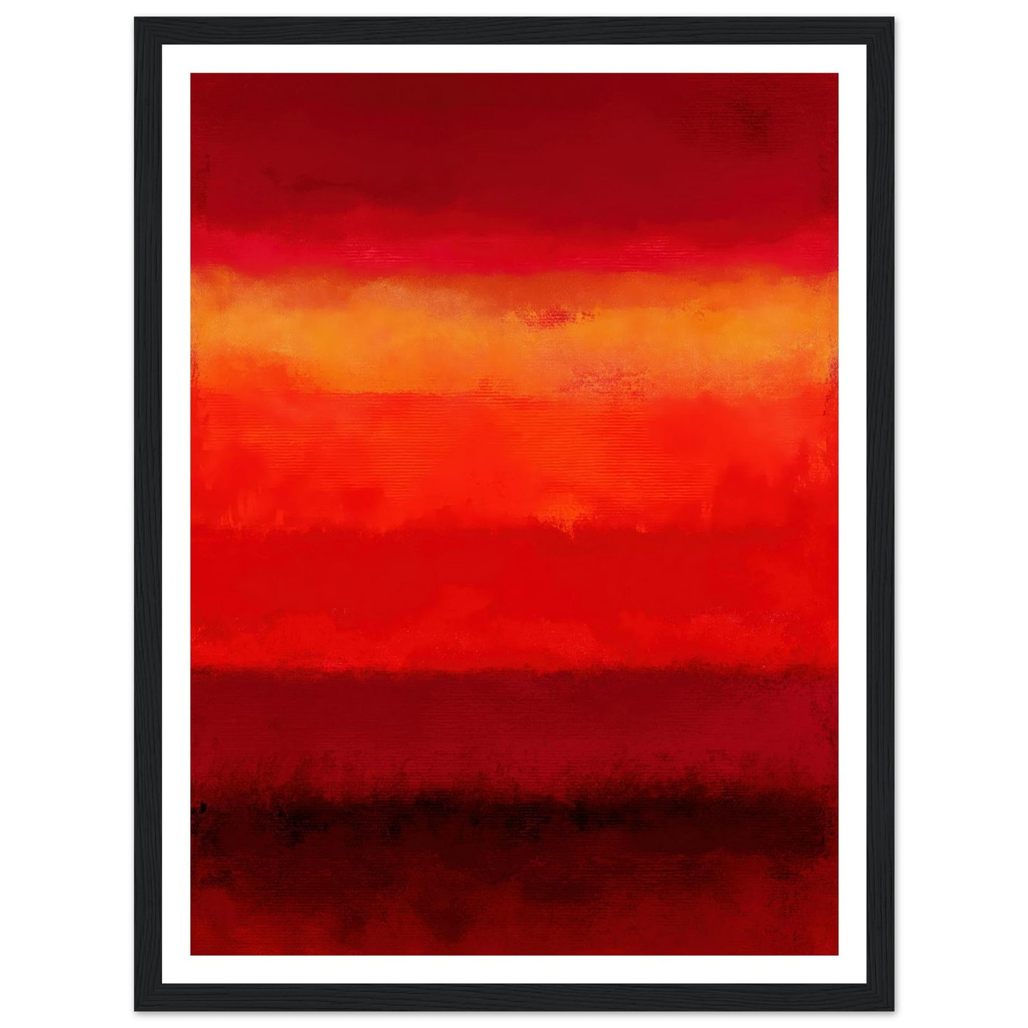 Inferno Strata - Framed Poster - 30x40 cm / 12x16″ - Black frame