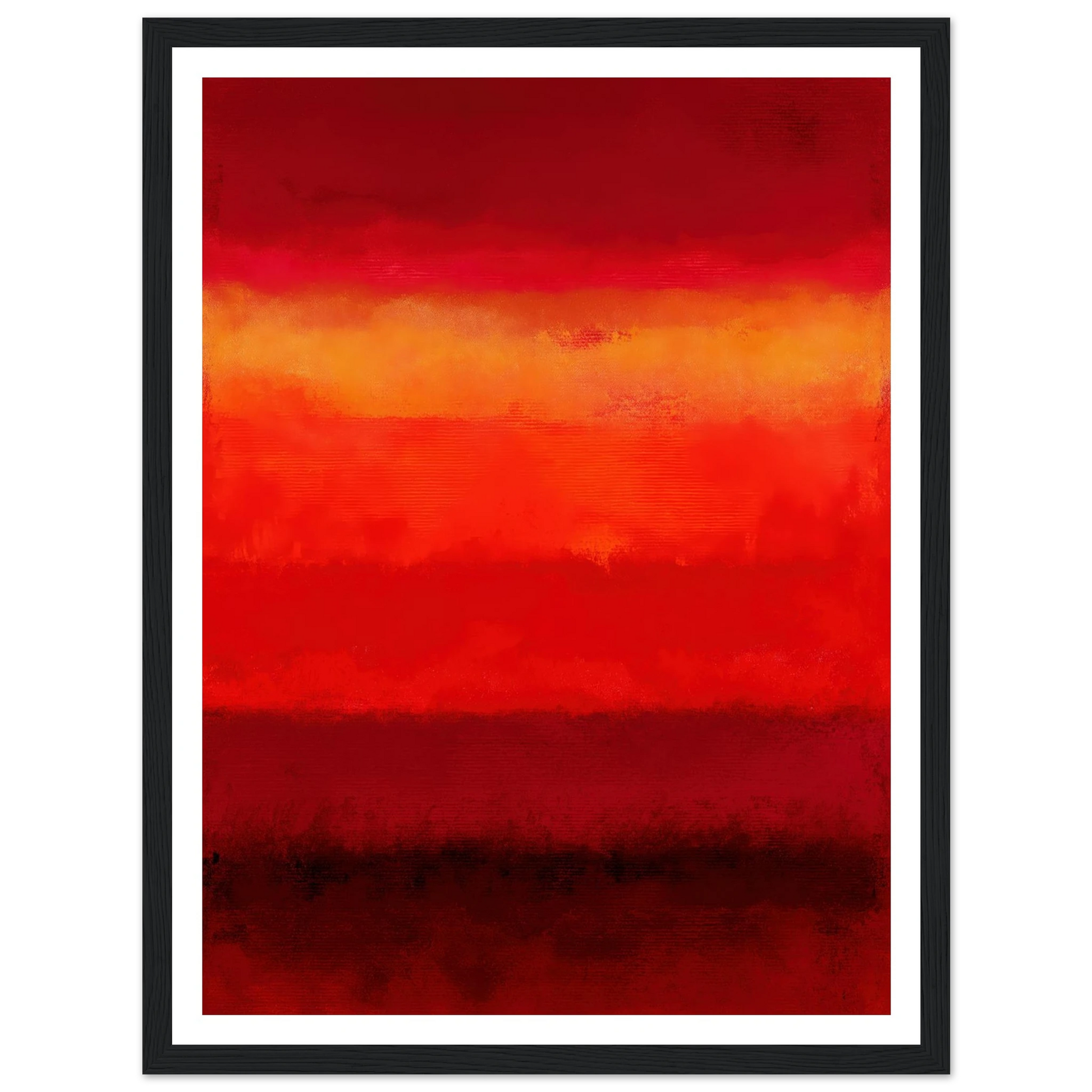 Inferno Strata - Framed Poster - 30x40 cm / 12x16″ - Black frame