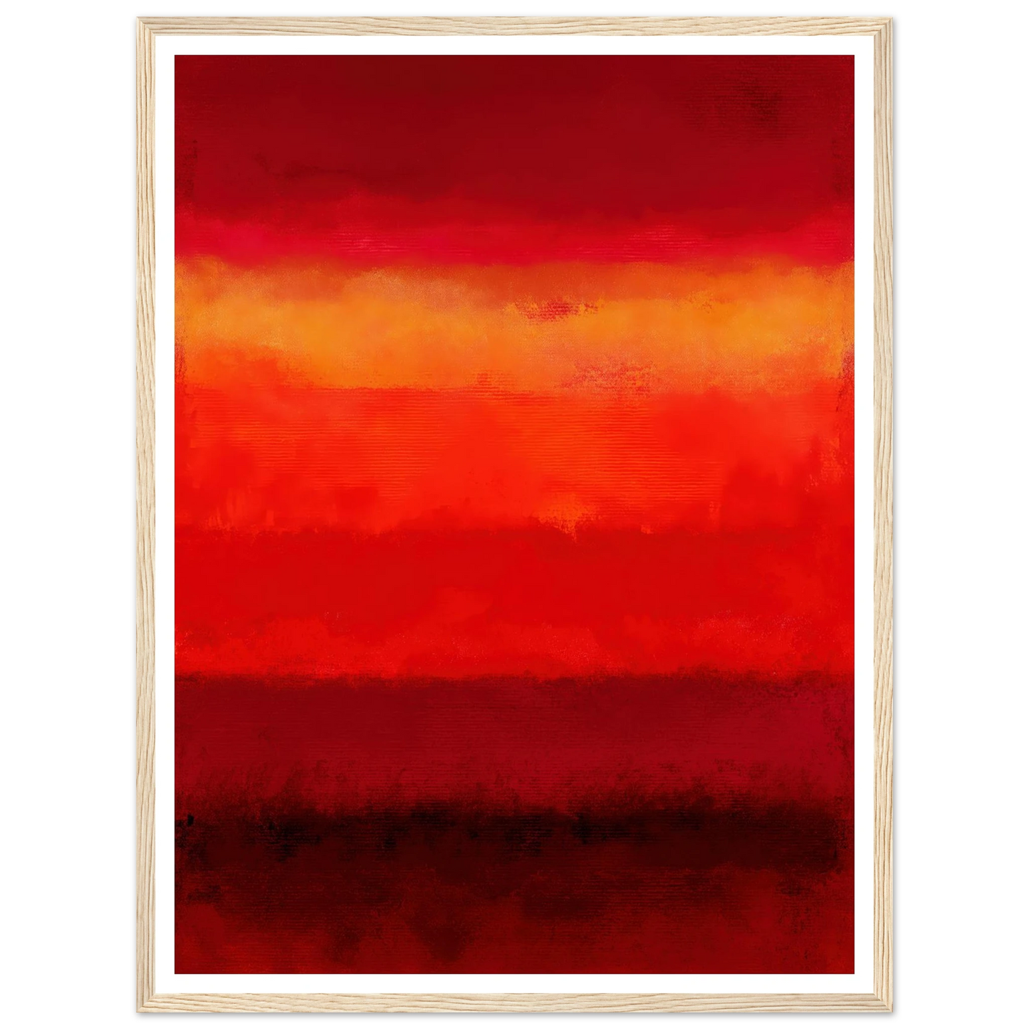 Inferno Strata - Framed Poster - 30x40 cm / 12x16″ - Black frame