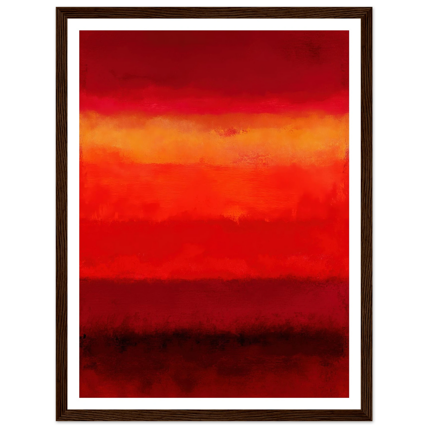 Inferno Strata - Framed Poster - 30x40 cm / 12x16″ - Black frame