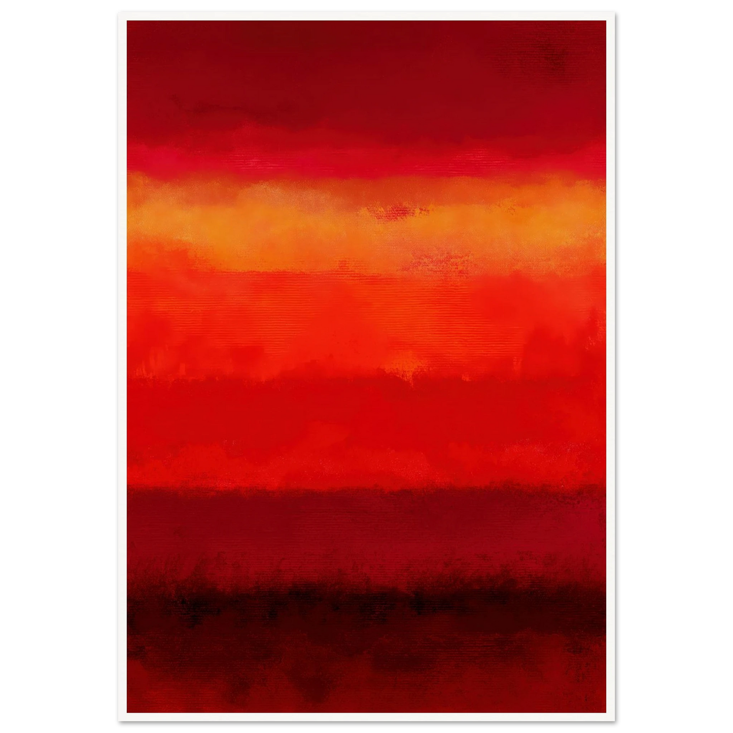 Inferno Strata - Framed Poster - 30x40 cm / 12x16″ - Black frame