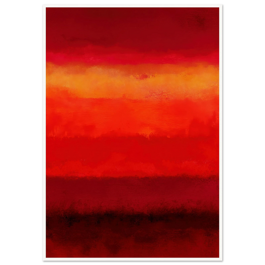 Inferno Strata - Framed Poster - 30x40 cm / 12x16″ - Black frame