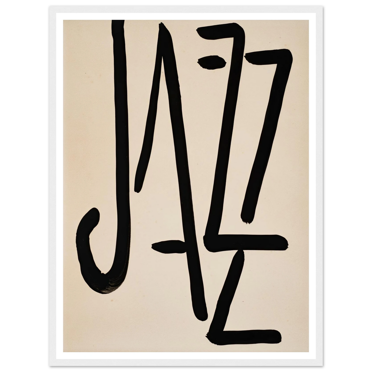 Jazz – Title (1947) Art Print | Henri Matisse - Framed Poster - 30x40 cm / 12x16″ - Black frame