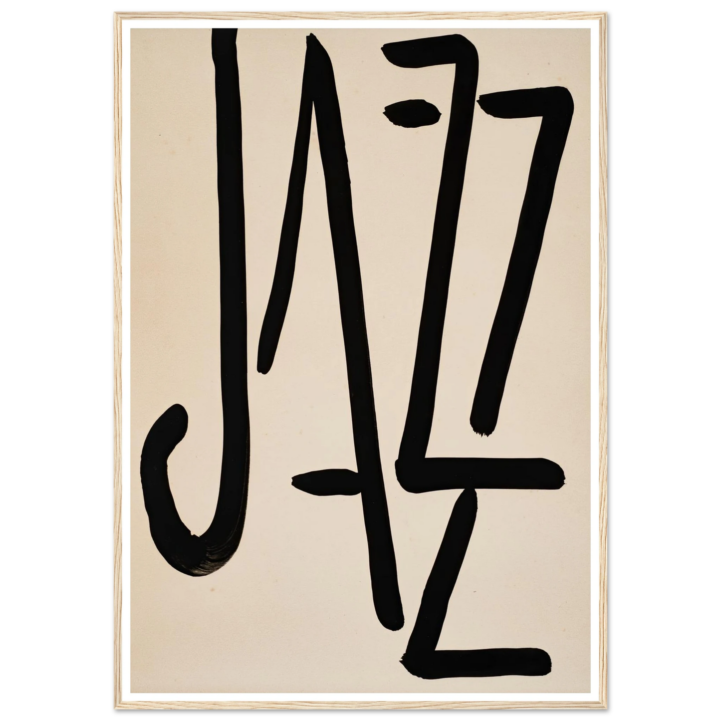 Jazz – Title (1947) Art Print | Henri Matisse - Framed Poster - 30x40 cm / 12x16″ - Black frame