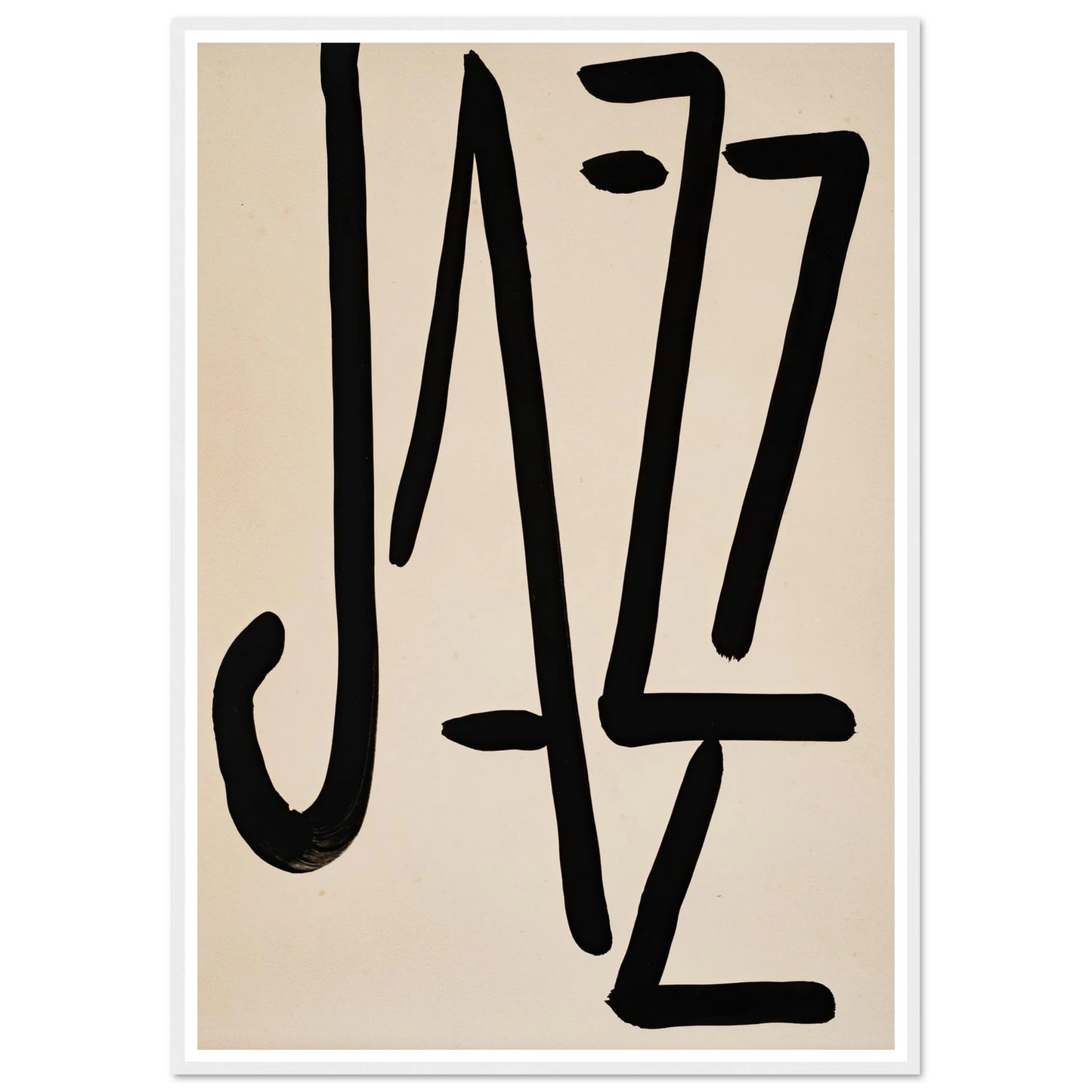 Jazz – Title (1947) Art Print | Henri Matisse - Framed Poster - 30x40 cm / 12x16″ - Black frame