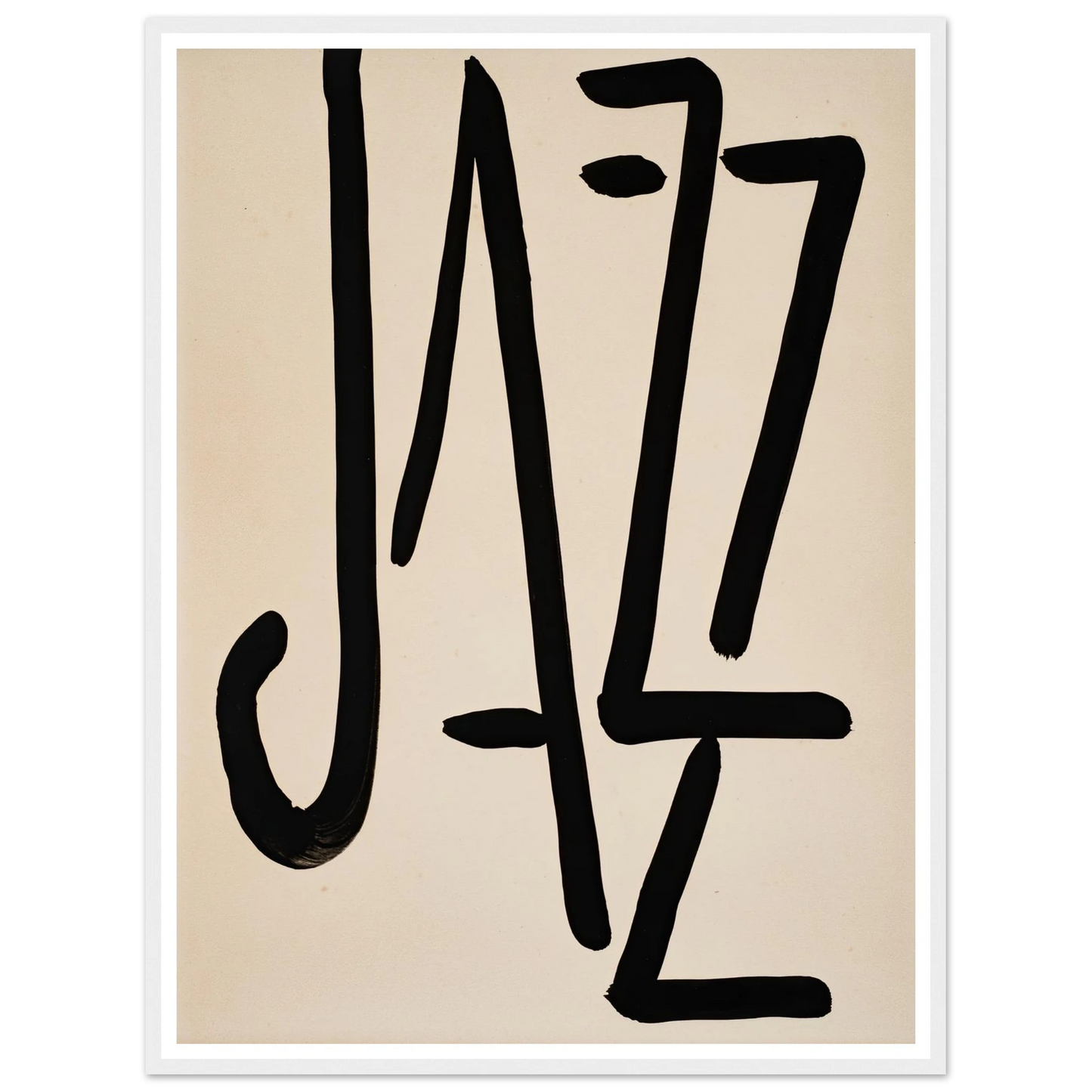 Jazz – Title (1947) Art Print | Henri Matisse - Framed Poster - 30x40 cm / 12x16″ - Black frame