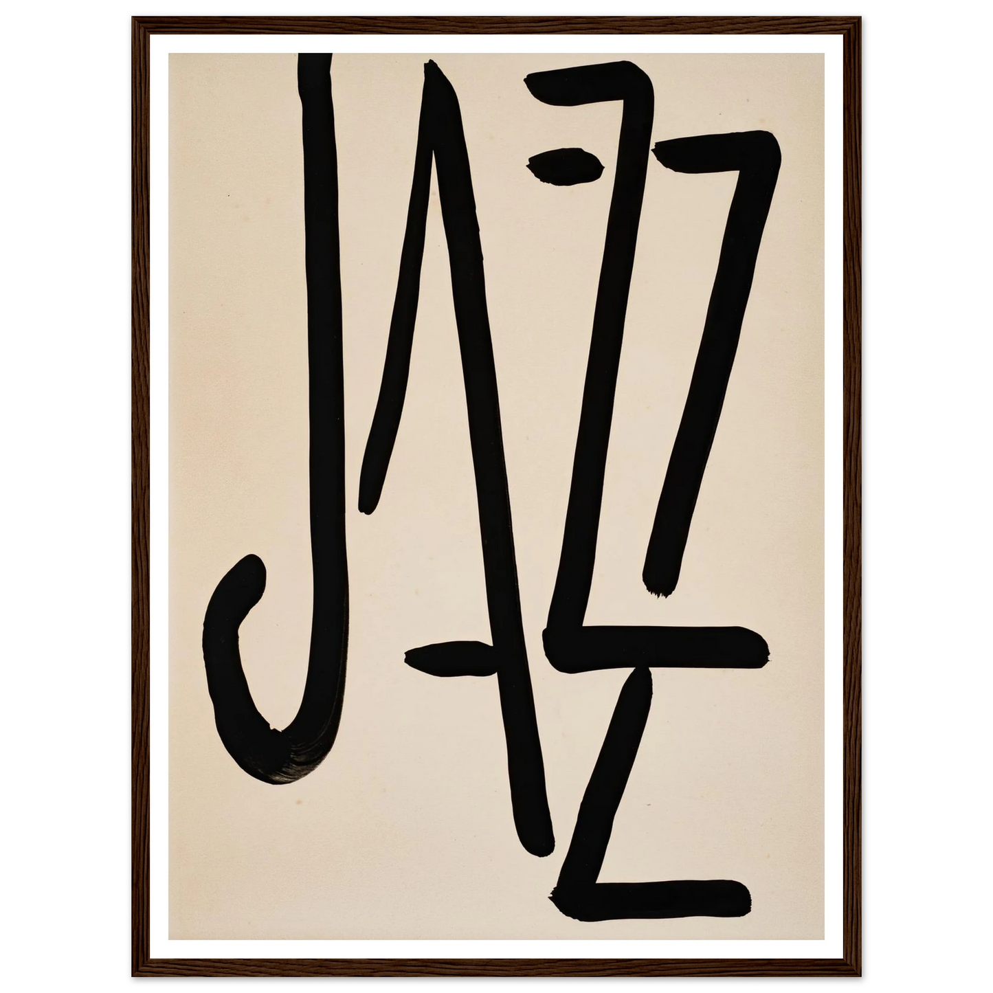 Jazz – Title (1947) Art Print | Henri Matisse - Framed Poster - 30x40 cm / 12x16″ - Black frame