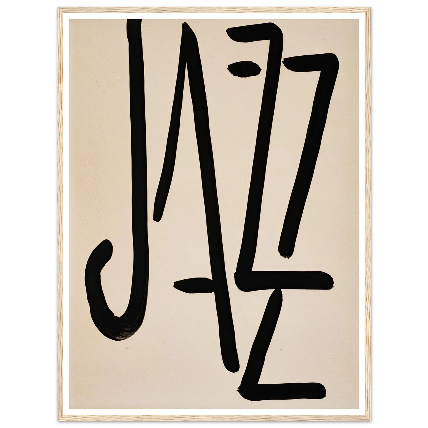 Jazz – Title (1947) Art Print | Henri Matisse - Framed Poster - 30x40 cm / 12x16″ - Black frame