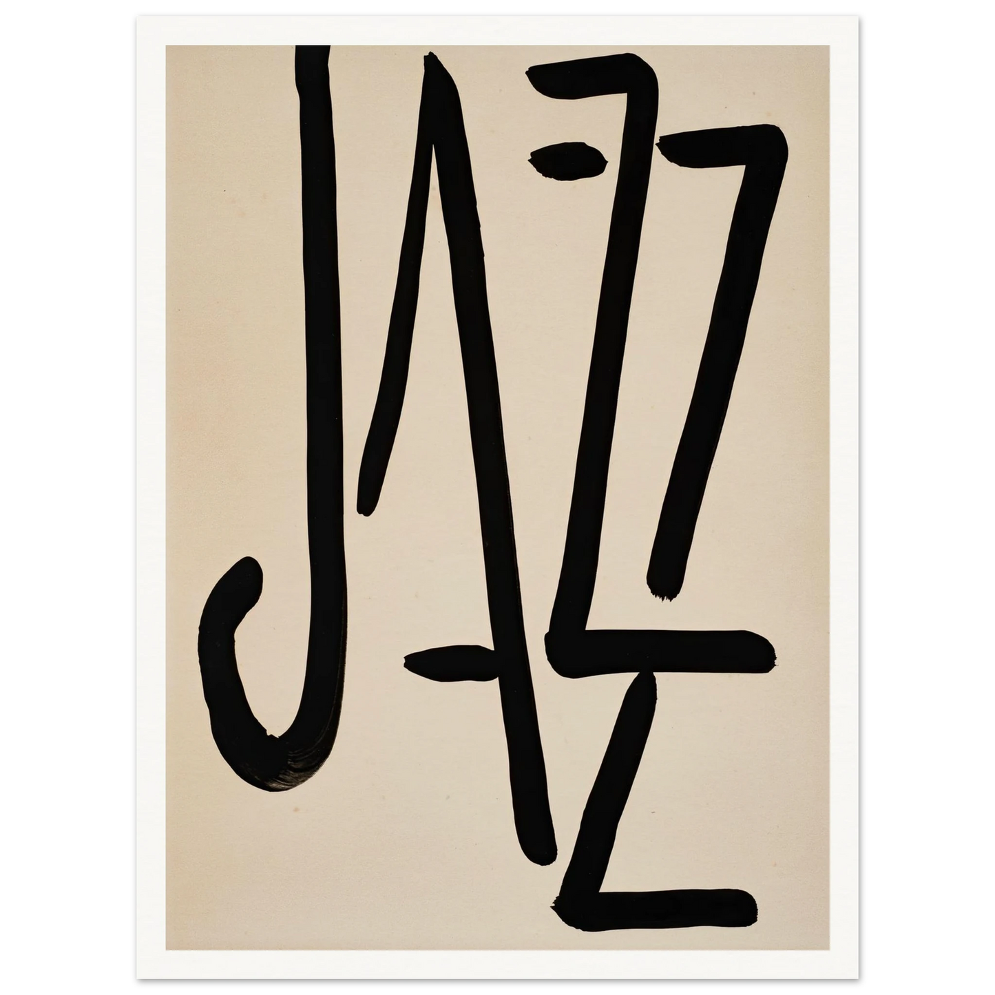 Jazz – Title (1947) Art Print | Henri Matisse - Framed Poster - 30x40 cm / 12x16″ - Black frame