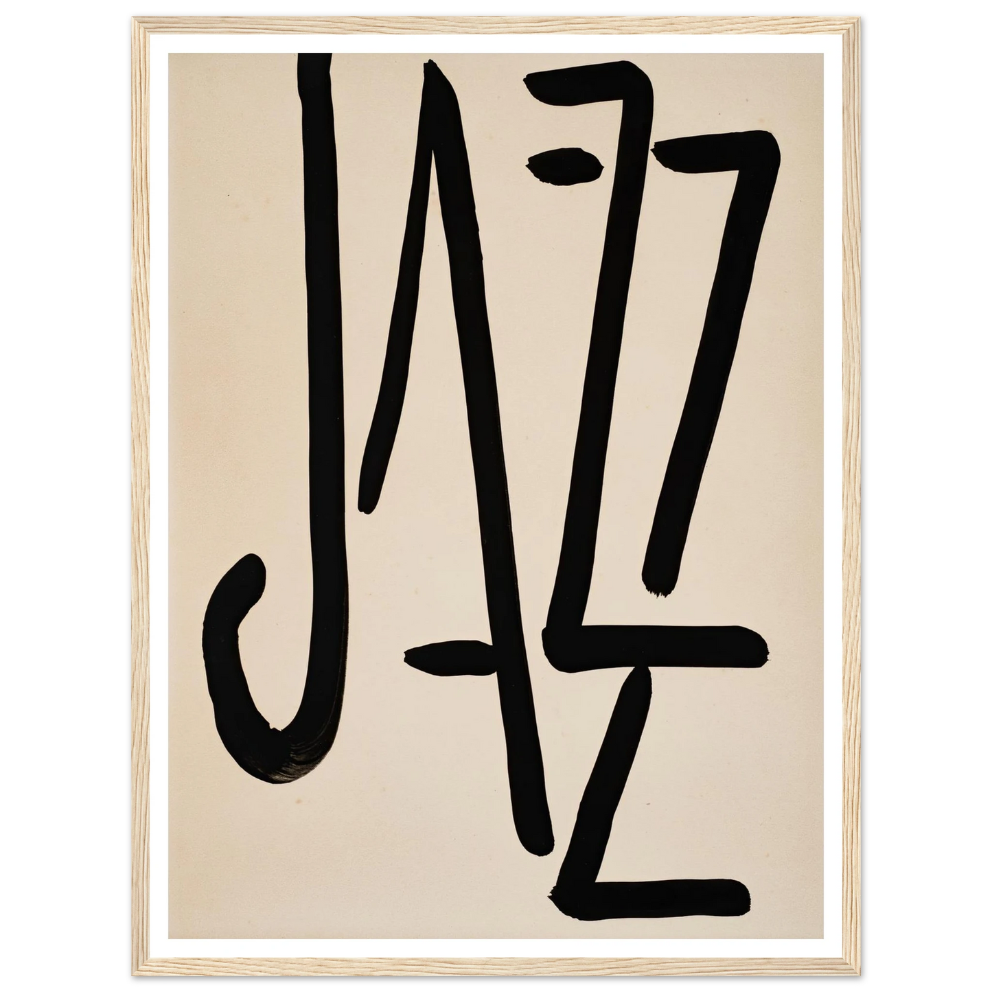 Jazz – Title (1947) Art Print | Henri Matisse - Framed Poster - 30x40 cm / 12x16″ - Black frame