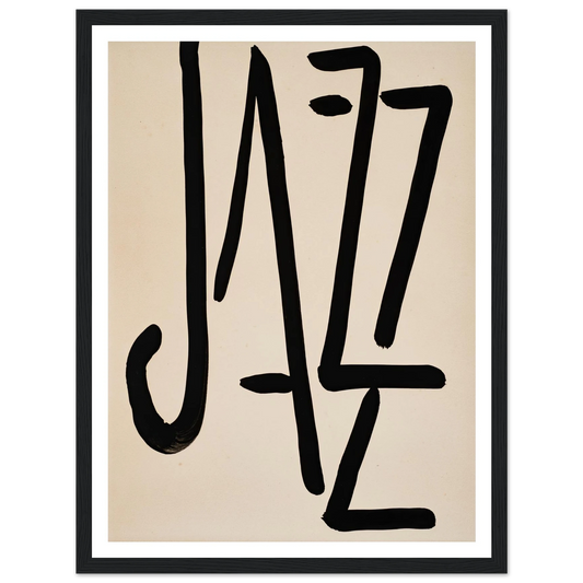Jazz – Title (1947) Art Print | Henri Matisse - Framed Poster - 30x40 cm / 12x16″ - Black frame