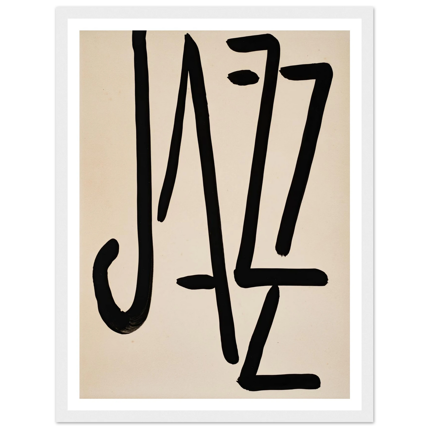 Jazz – Title (1947) Art Print | Henri Matisse - Framed Poster - 30x40 cm / 12x16″ - Black frame
