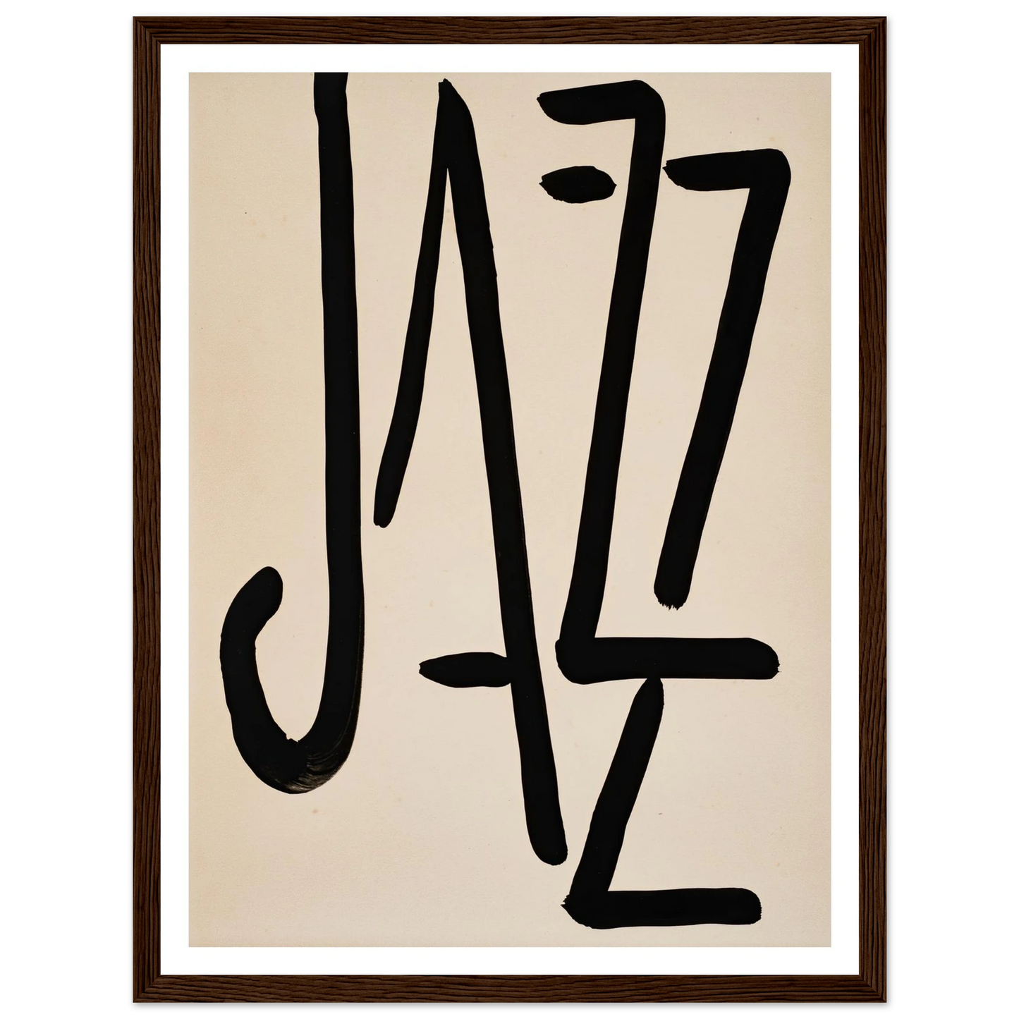 Jazz – Title (1947) Art Print | Henri Matisse - Framed Poster - 30x40 cm / 12x16″ - Black frame