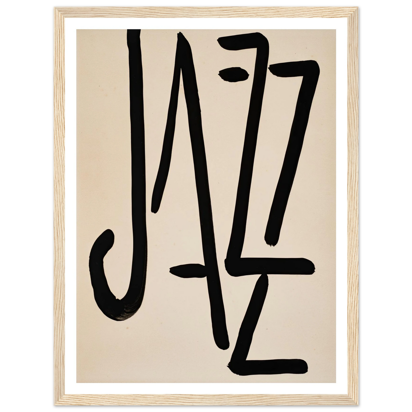Jazz – Title (1947) Art Print | Henri Matisse - Framed Poster - 30x40 cm / 12x16″ - Black frame