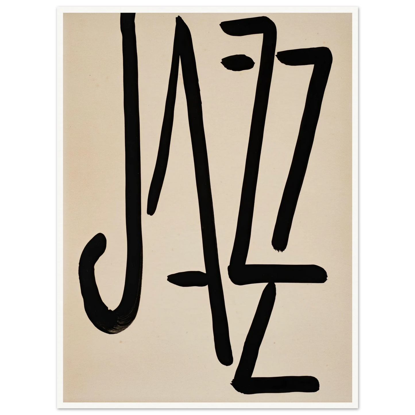 Jazz – Title (1947) Art Print | Henri Matisse - Framed Poster - 30x40 cm / 12x16″ - Black frame