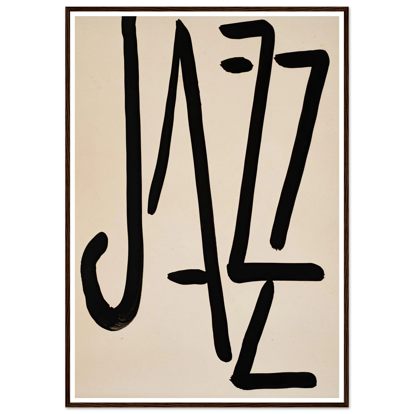 Jazz – Title (1947) Art Print | Henri Matisse - Framed Poster - 30x40 cm / 12x16″ - Black frame