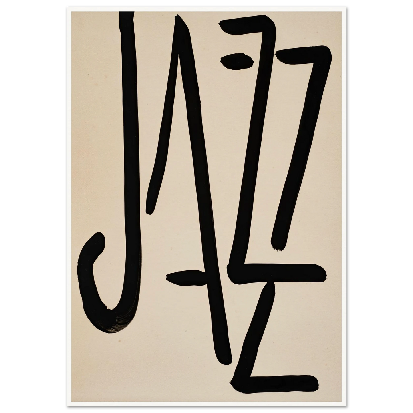 Jazz – Title (1947) Art Print | Henri Matisse - Framed Poster - 30x40 cm / 12x16″ - Black frame