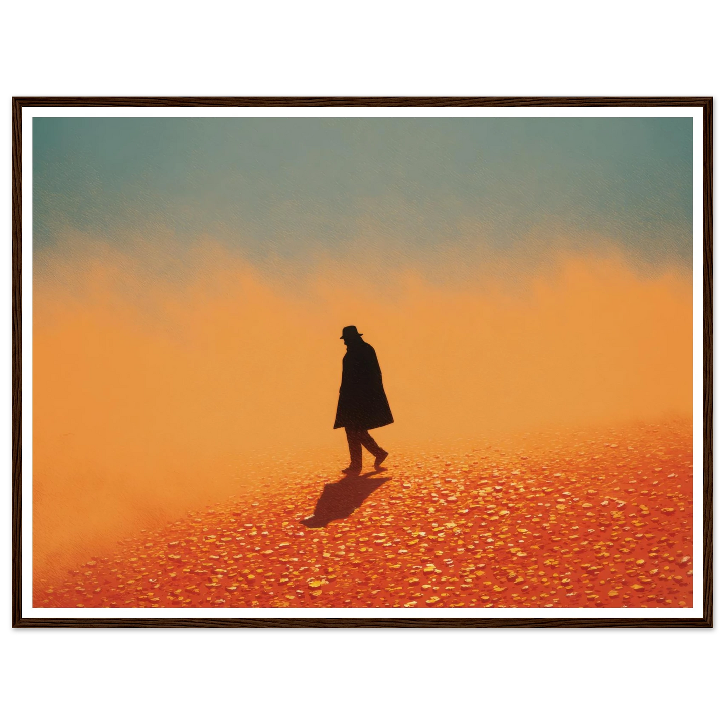 "K." - Framed Poster - 30x40 cm / 12x16″ - Black frame