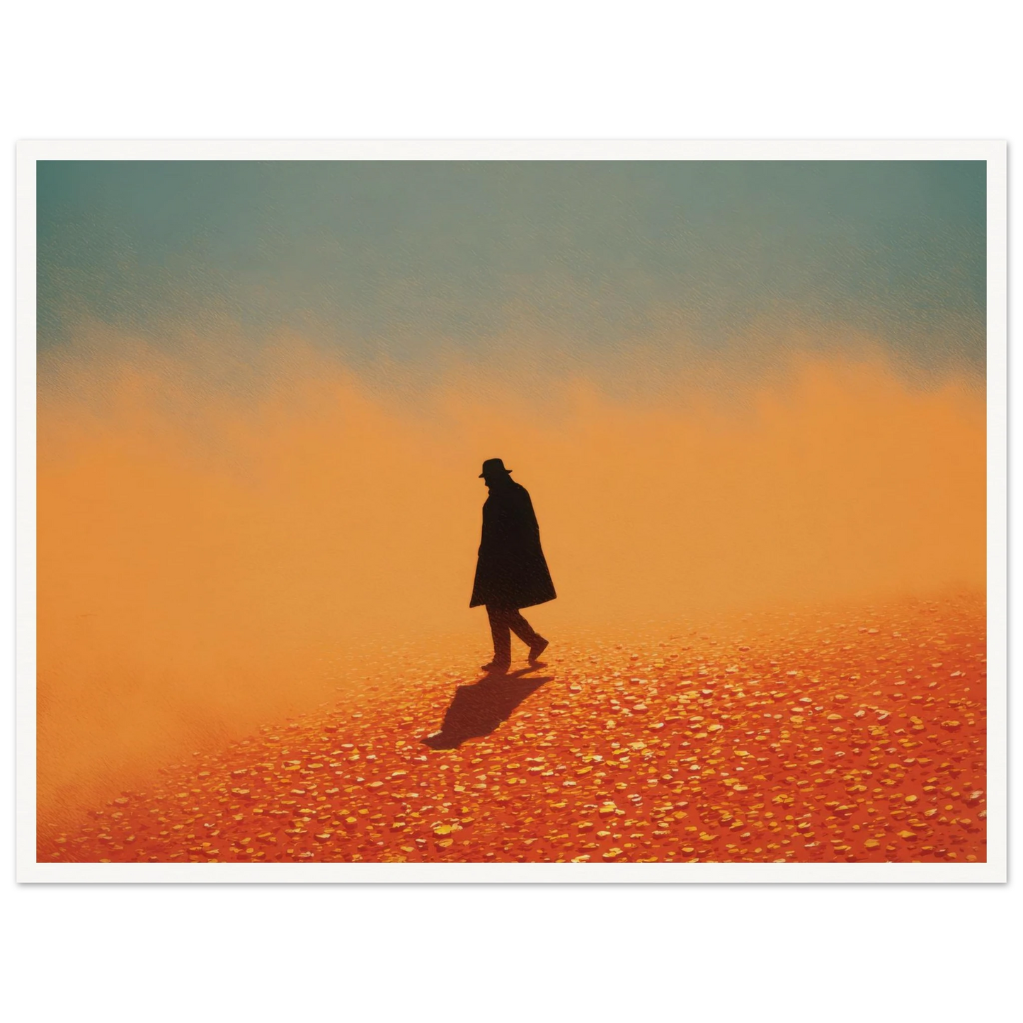 "K." - Framed Poster - 30x40 cm / 12x16″ - Black frame