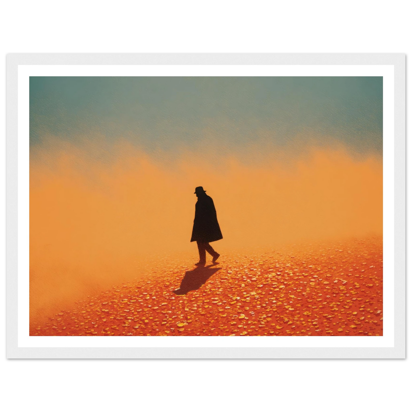 "K." - Framed Poster - 30x40 cm / 12x16″ - Black frame