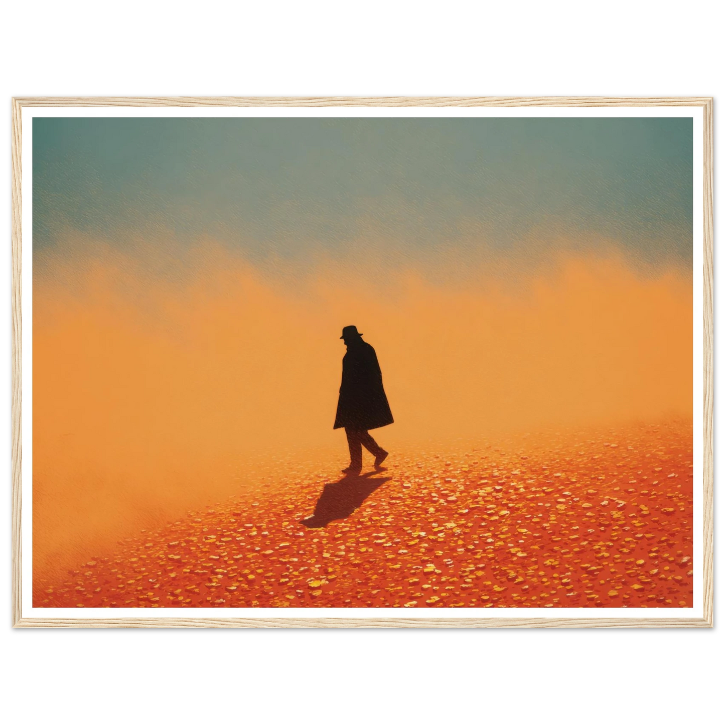 "K." - Framed Poster - 30x40 cm / 12x16″ - Black frame