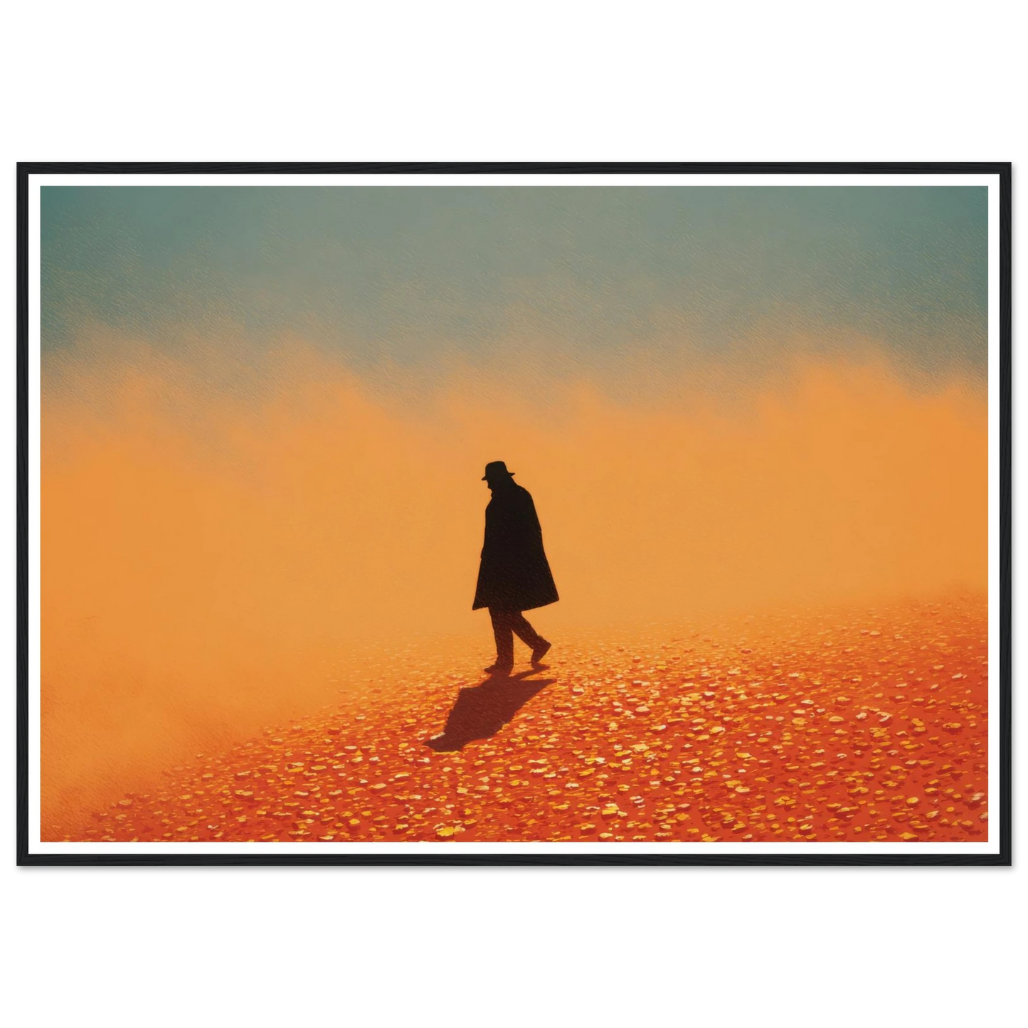 "K." - Framed Poster - 30x40 cm / 12x16″ - Black frame