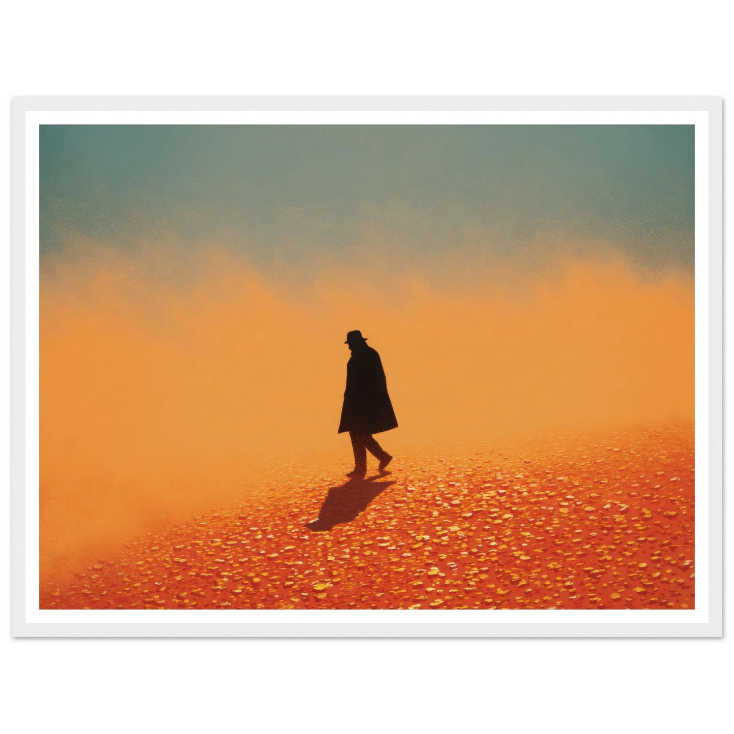 "K." - Framed Poster - 30x40 cm / 12x16″ - Black frame