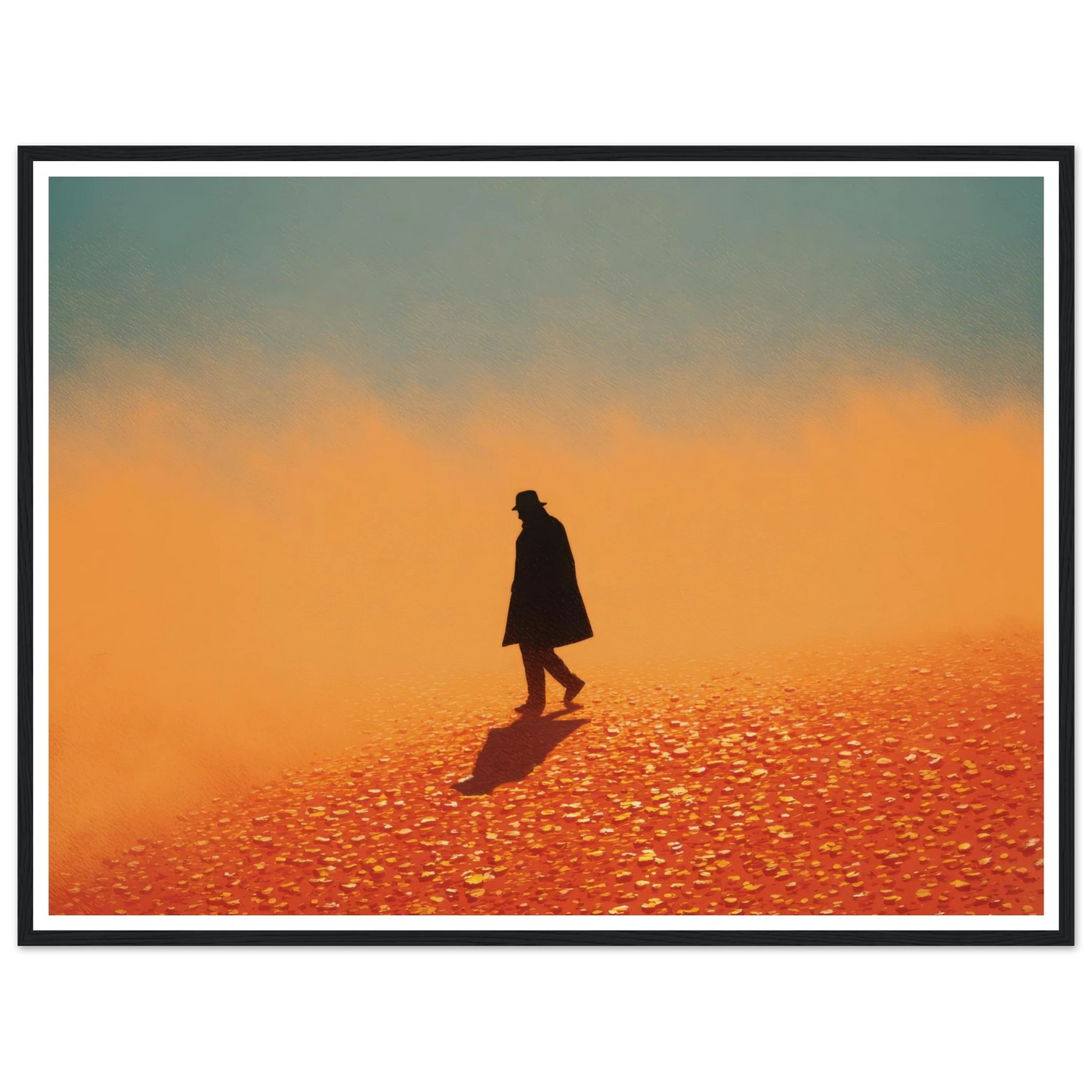 "K." - Framed Poster - 30x40 cm / 12x16″ - Black frame