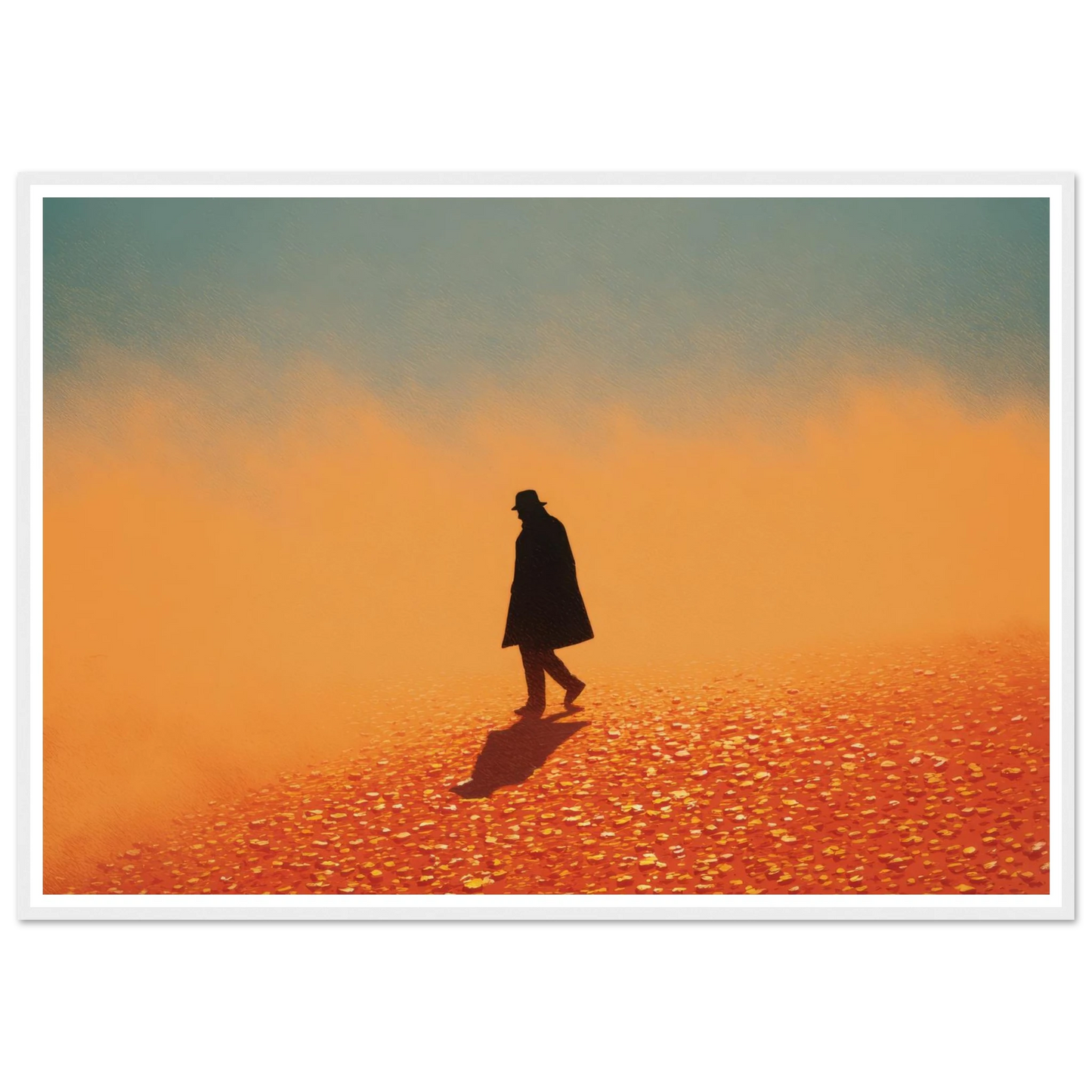 "K." - Framed Poster - 30x40 cm / 12x16″ - Black frame