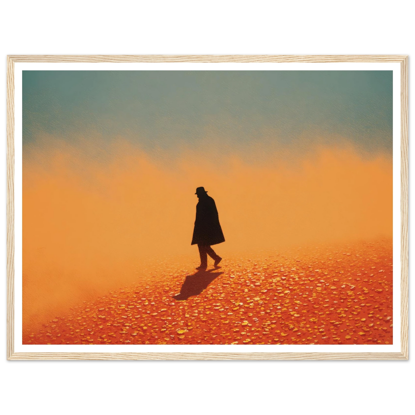 "K." - Framed Poster - 30x40 cm / 12x16″ - Black frame