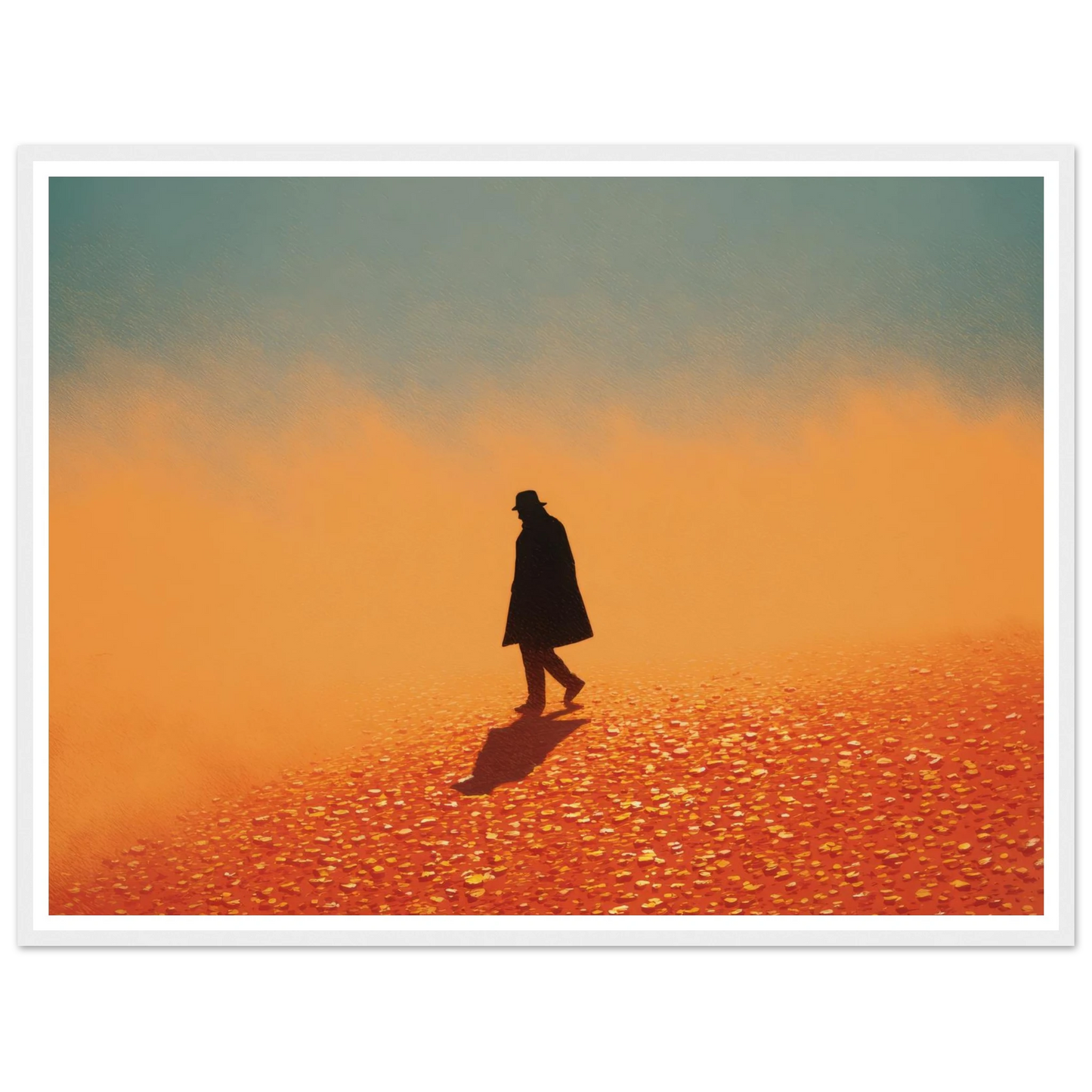 "K." - Framed Poster - 30x40 cm / 12x16″ - Black frame