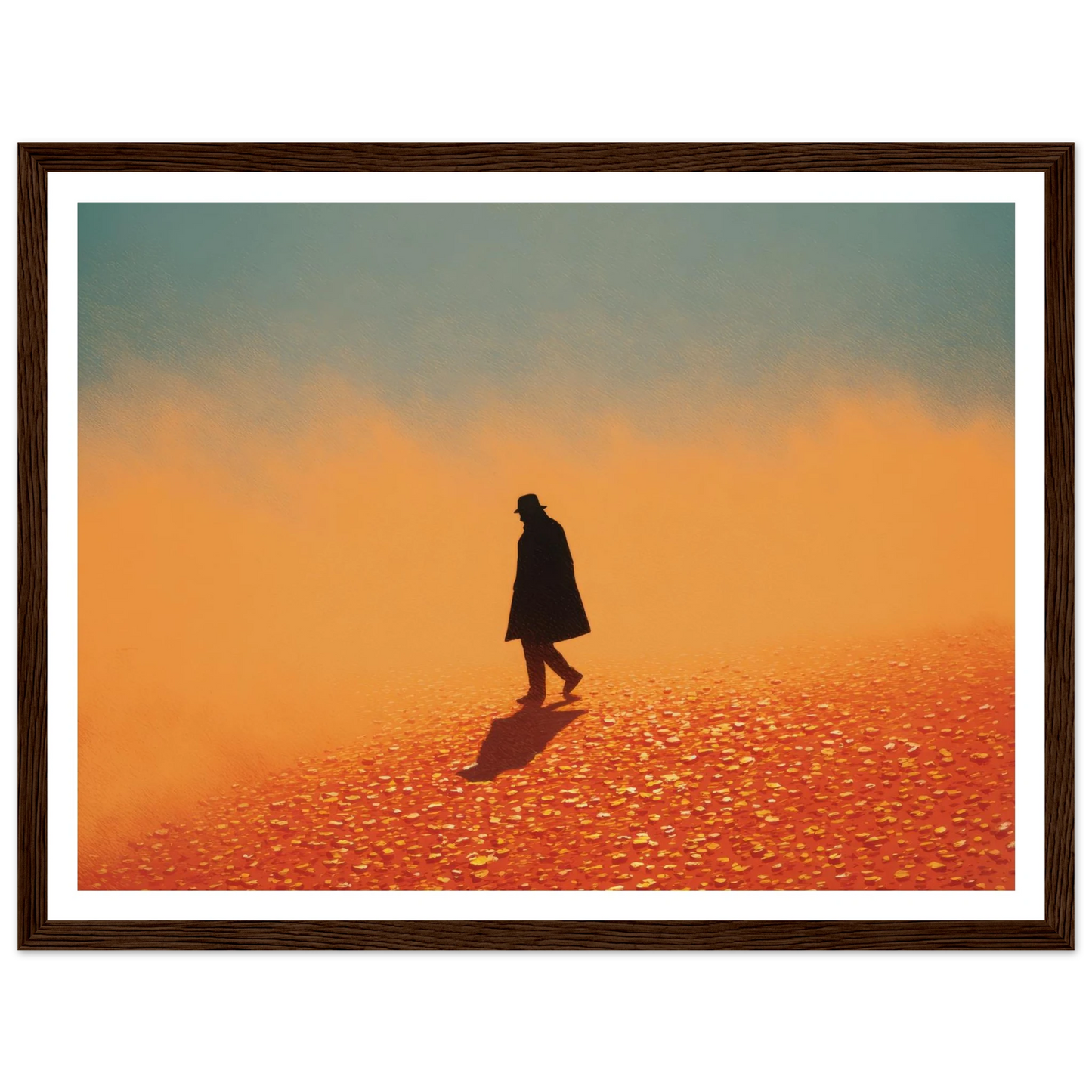 "K." - Framed Poster - 30x40 cm / 12x16″ - Black frame