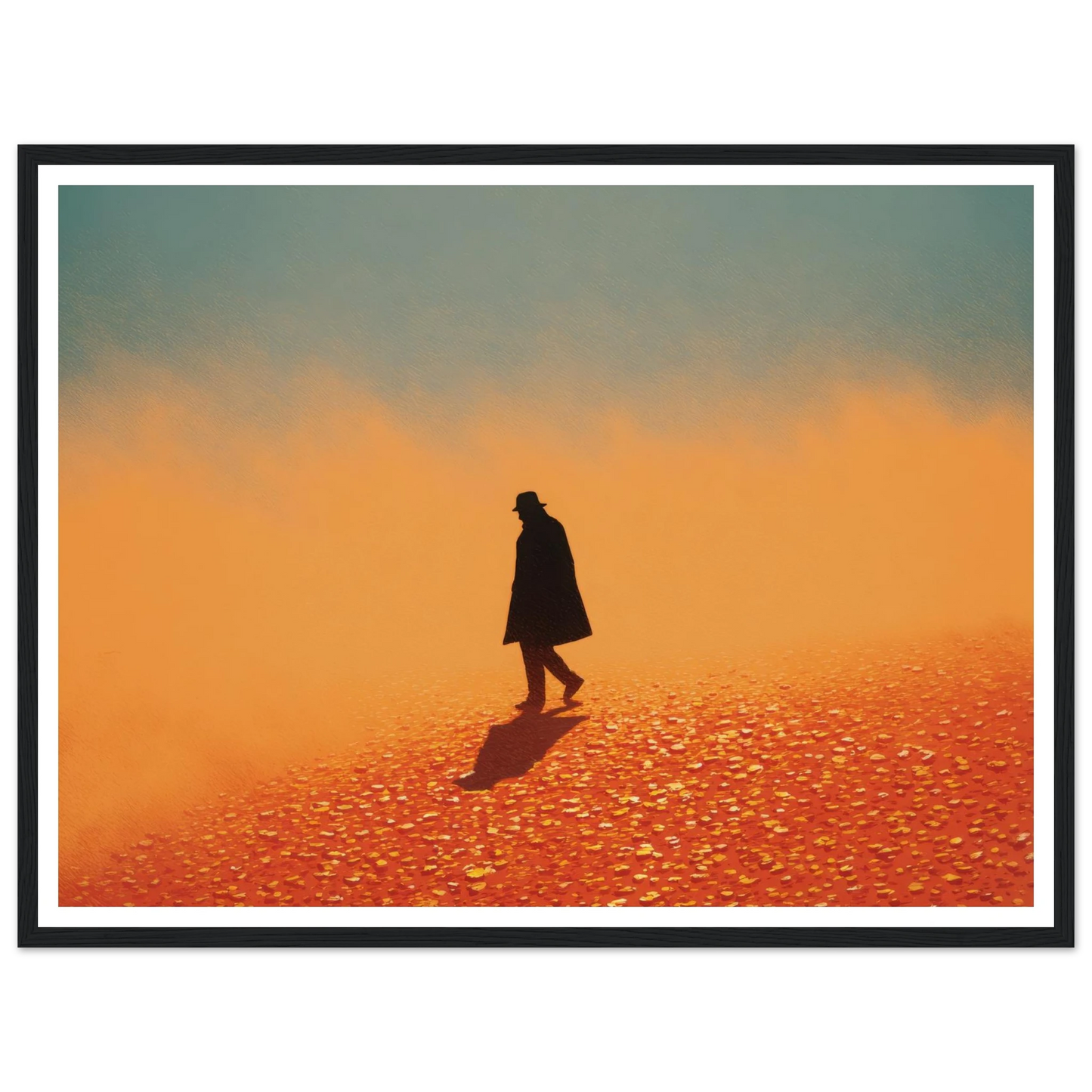 "K." - Framed Poster - 30x40 cm / 12x16″ - Black frame