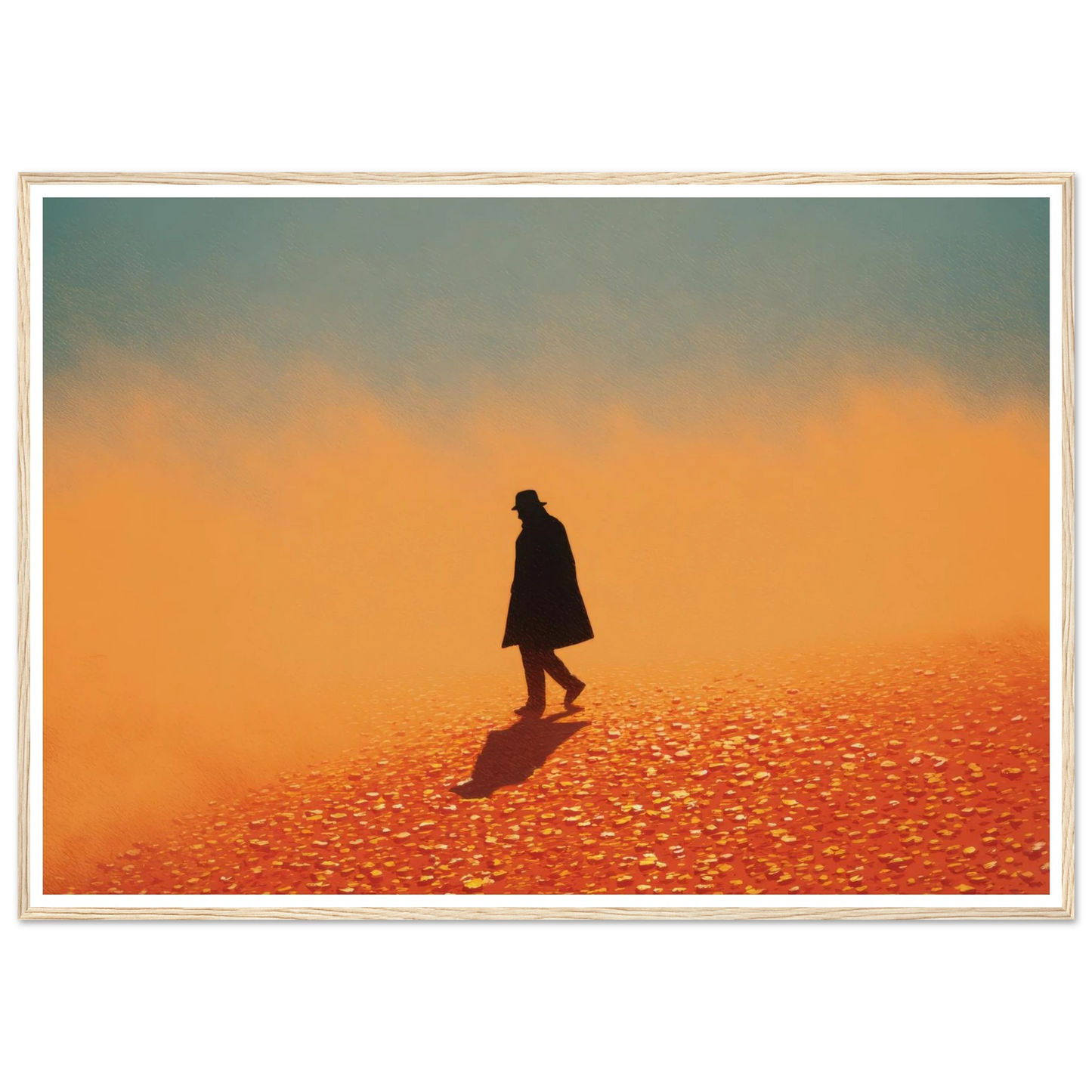 "K." - Framed Poster - 30x40 cm / 12x16″ - Black frame