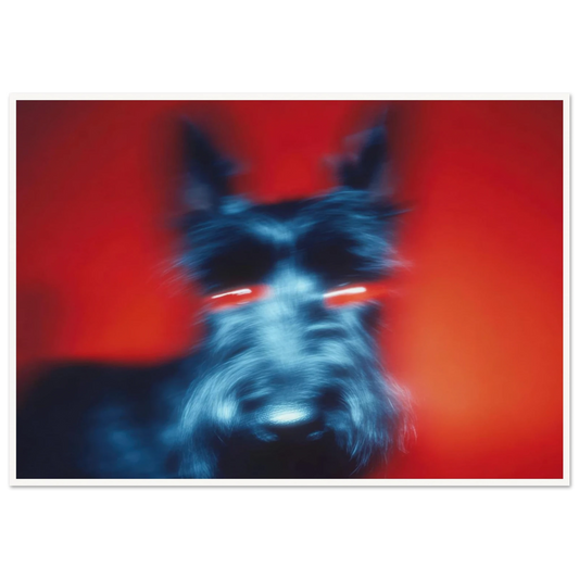 Kirlian Aura of the Scot - Framed Poster - 30x40 cm / 12x16″ - Black frame