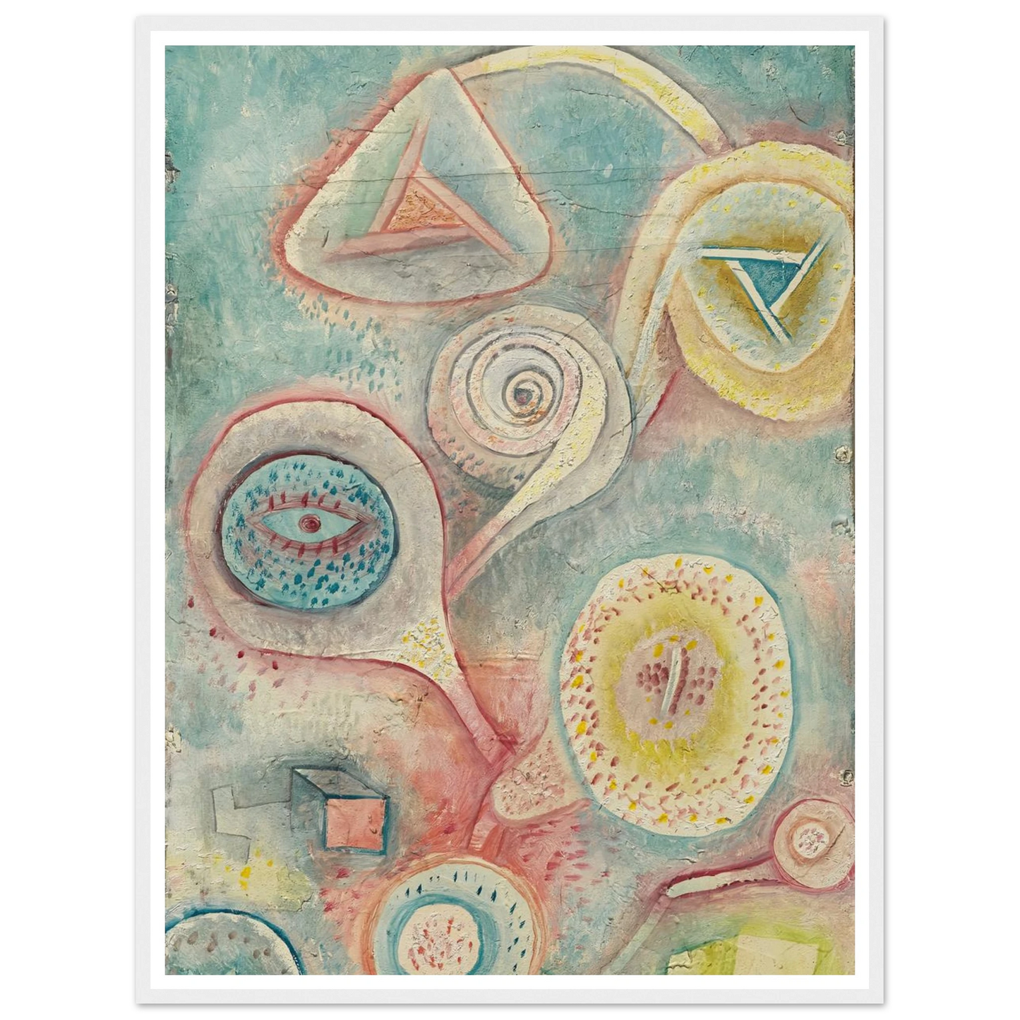 Kleines Blumenstilleben (1926) Art Print | Paul Klee - Framed Poster - 30x40 cm / 12x16″ - Black frame