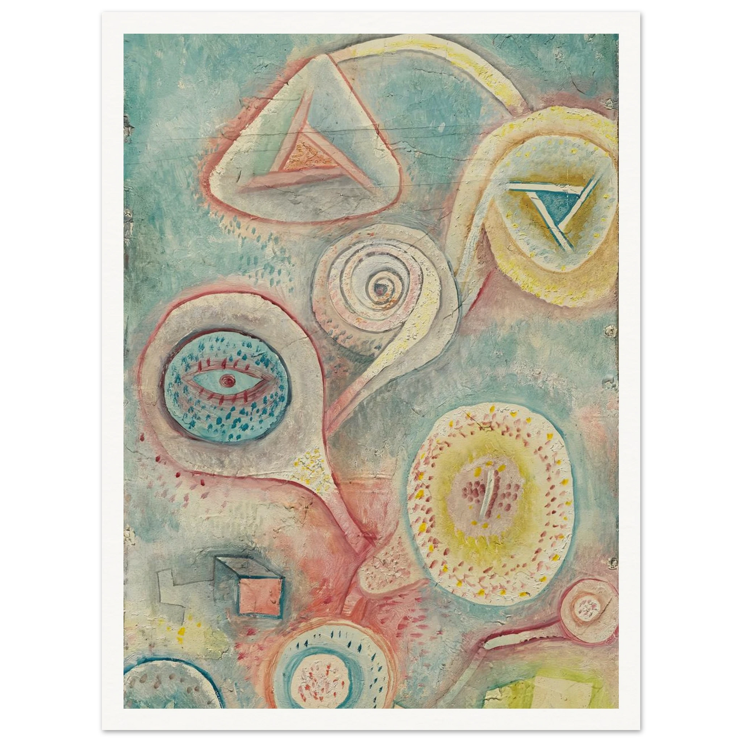 Kleines Blumenstilleben (1926) Art Print | Paul Klee - Framed Poster - 30x40 cm / 12x16″ - Black frame