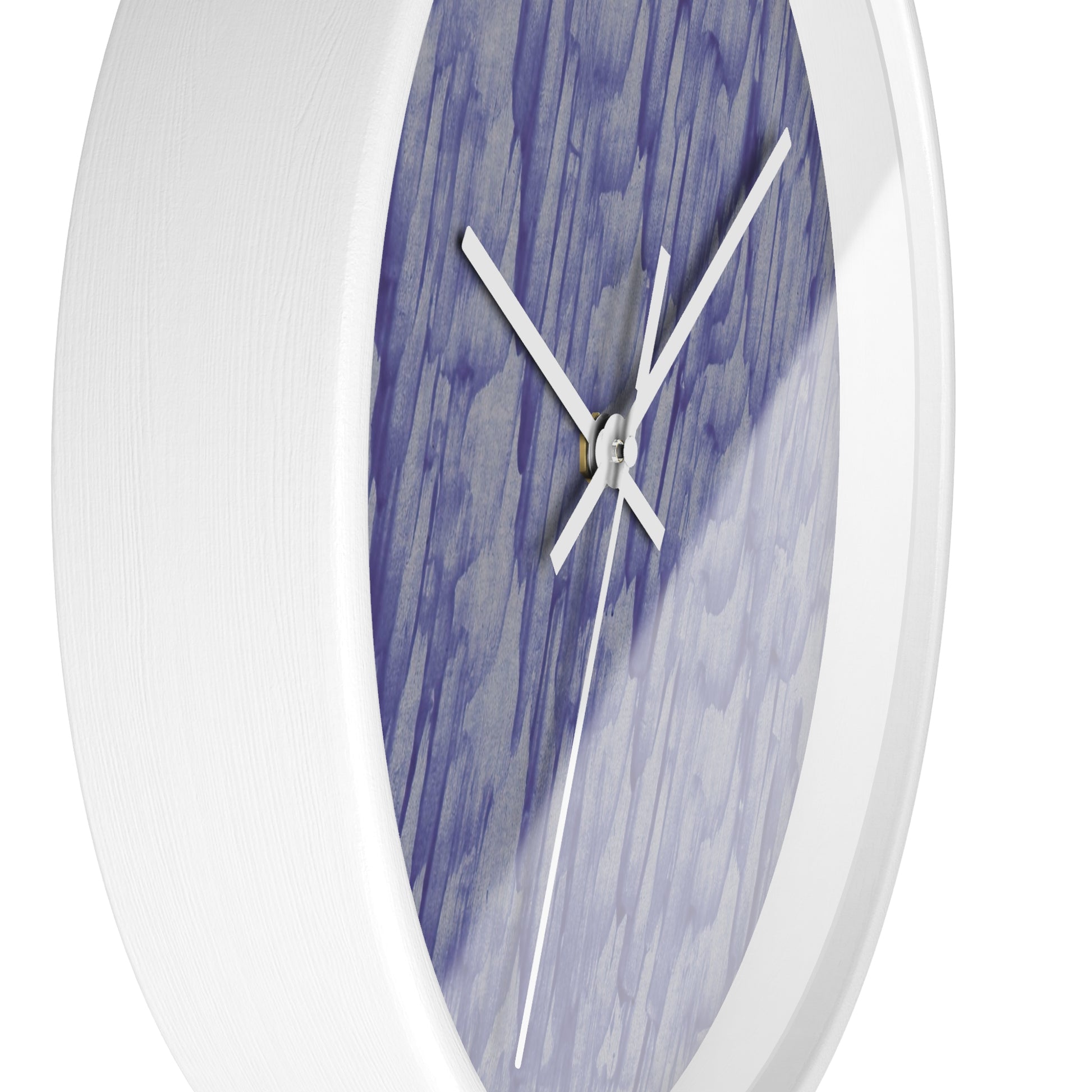 Kleisterpapier mit Verdrängungsdekor (1890 - 1943) Wall Clock | Paul Kersten - White - White Base - 10"