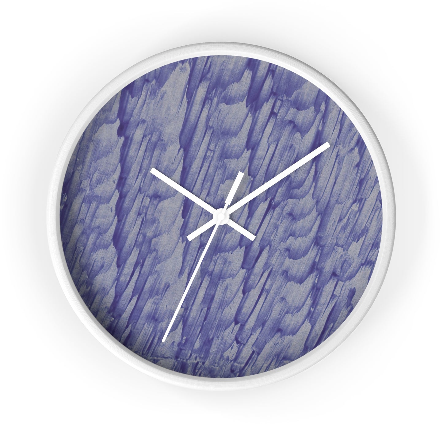 Kleisterpapier mit Verdrängungsdekor (1890 - 1943) Wall Clock | Paul Kersten - White - White Base - 10"