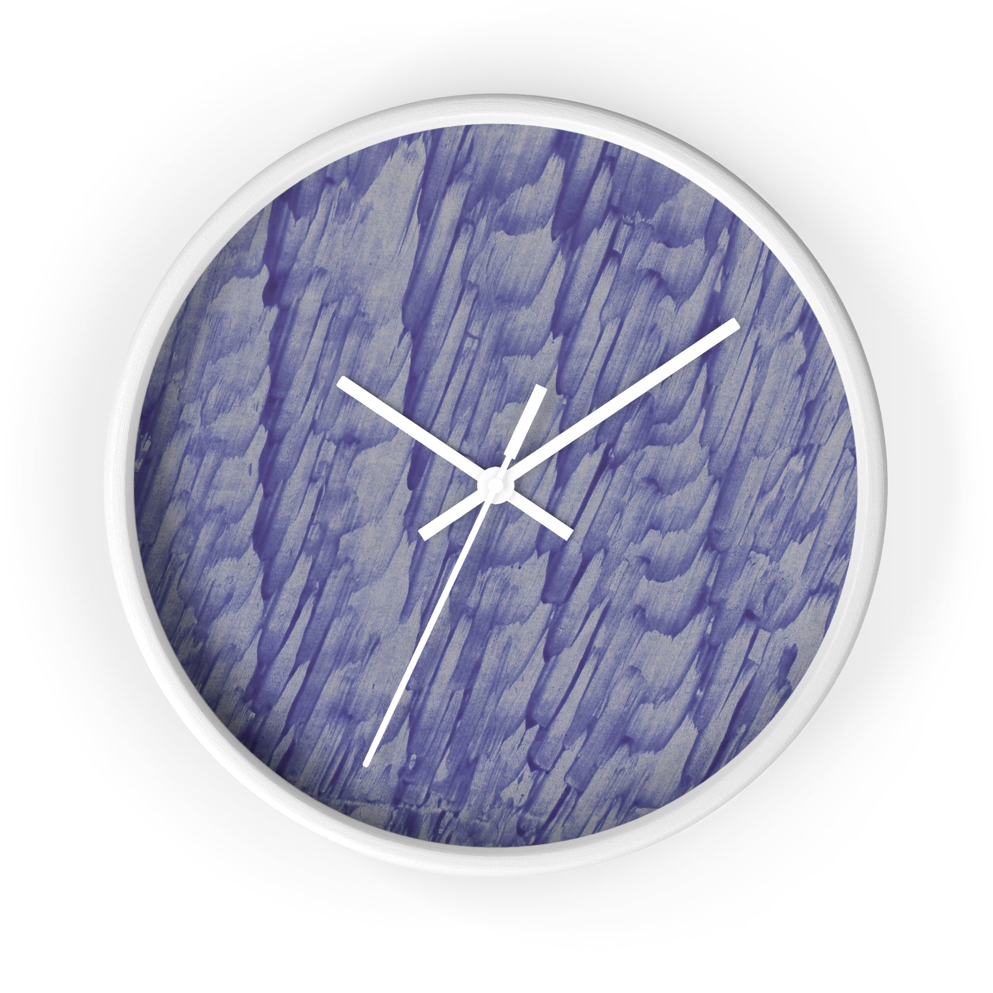 Kleisterpapier mit Verdrängungsdekor (1890 - 1943) Wall Clock | Paul Kersten - White - White Base - 10"