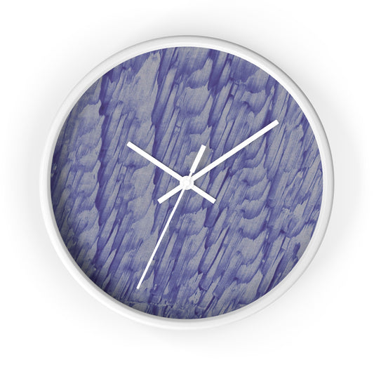 Kleisterpapier mit Verdrängungsdekor (1890 - 1943) Wall Clock | Paul Kersten - White - White Base - 10"