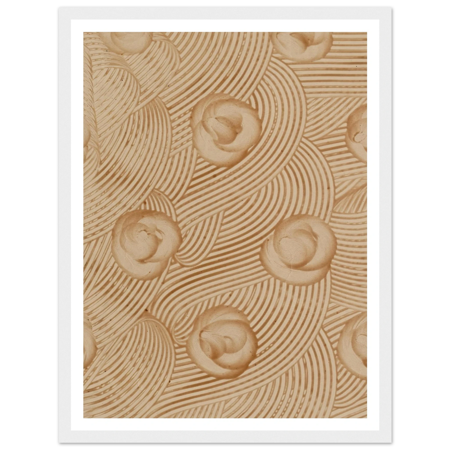 Kleisterpapier mit Verdrängungsdekor (1890) Art Print | Anker Kyster - Framed Poster - 30x40 cm / 12x16″ - Black frame