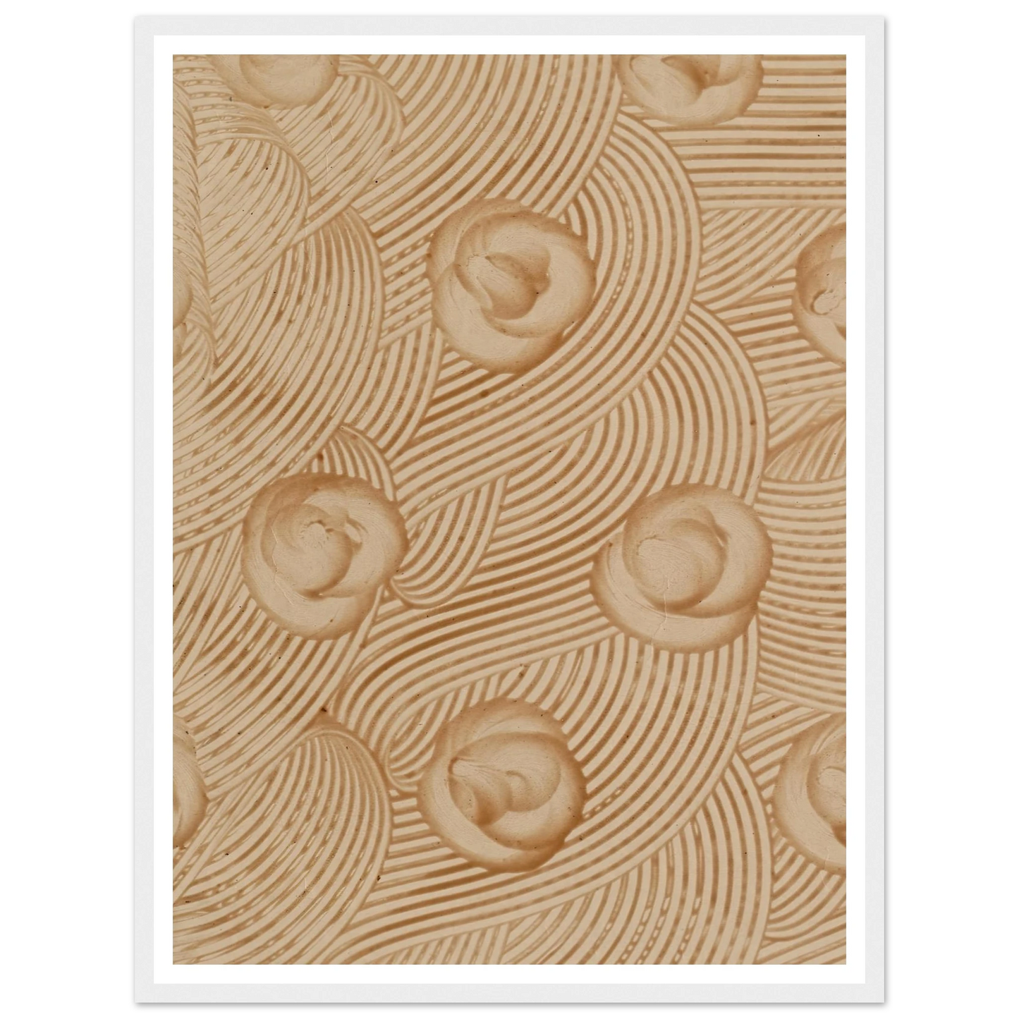 Kleisterpapier mit Verdrängungsdekor (1890) Art Print | Anker Kyster - Framed Poster - 30x40 cm / 12x16″ - Black frame