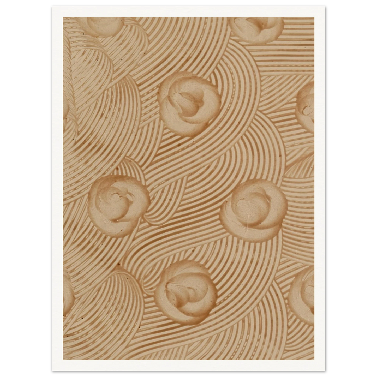 Kleisterpapier mit Verdrängungsdekor (1890) Art Print | Anker Kyster - Framed Poster - 30x40 cm / 12x16″ - Black frame