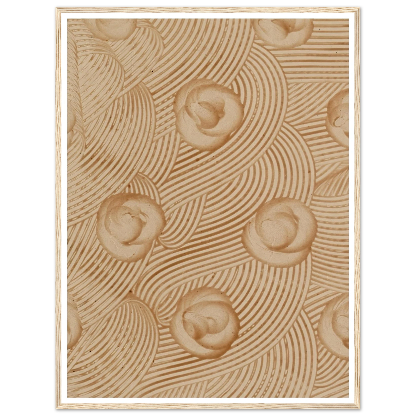 Kleisterpapier mit Verdrängungsdekor (1890) Art Print | Anker Kyster - Framed Poster - 30x40 cm / 12x16″ - Black frame