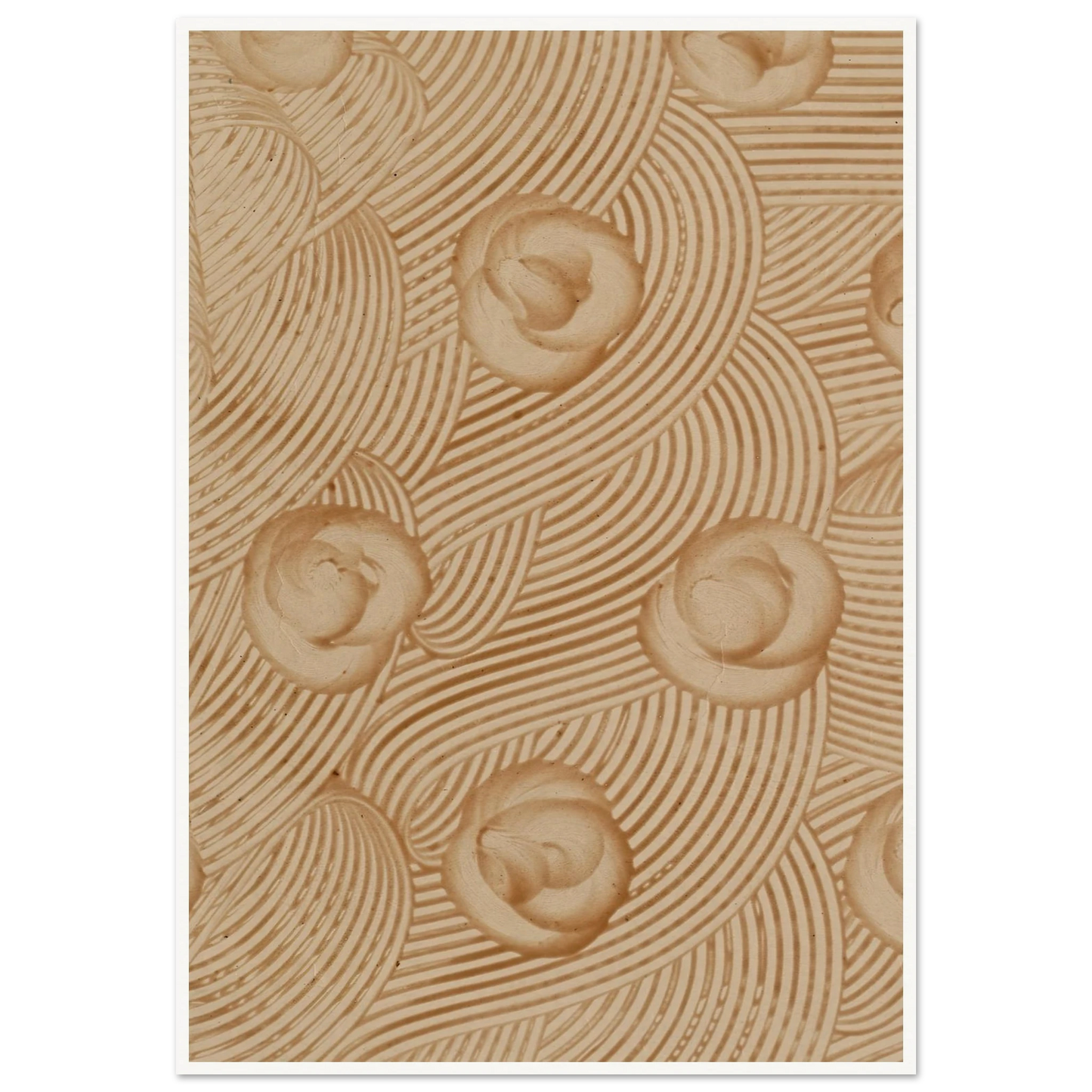 Kleisterpapier mit Verdrängungsdekor (1890) Art Print | Anker Kyster - Framed Poster - 30x40 cm / 12x16″ - Black frame