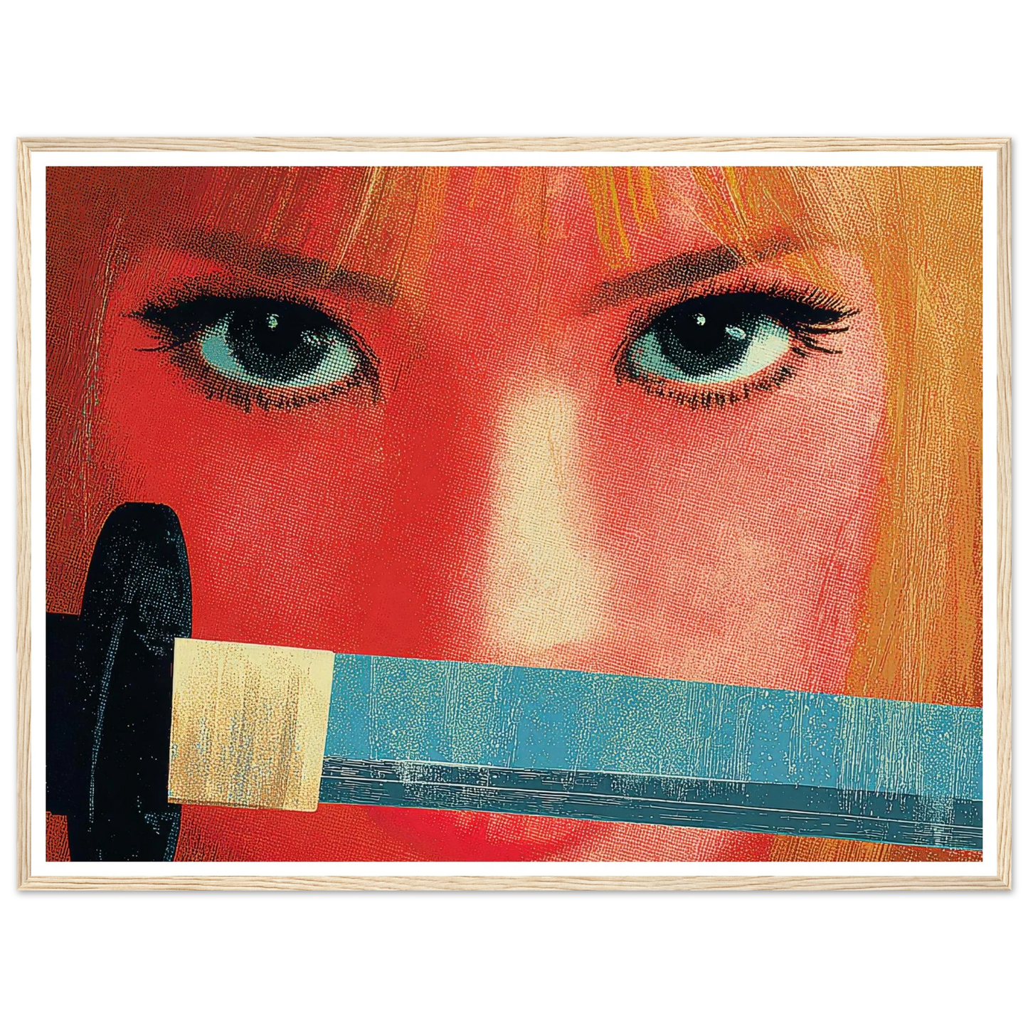 K!ll Bill - Framed Poster - 30x40 cm / 12x16″ - Black frame