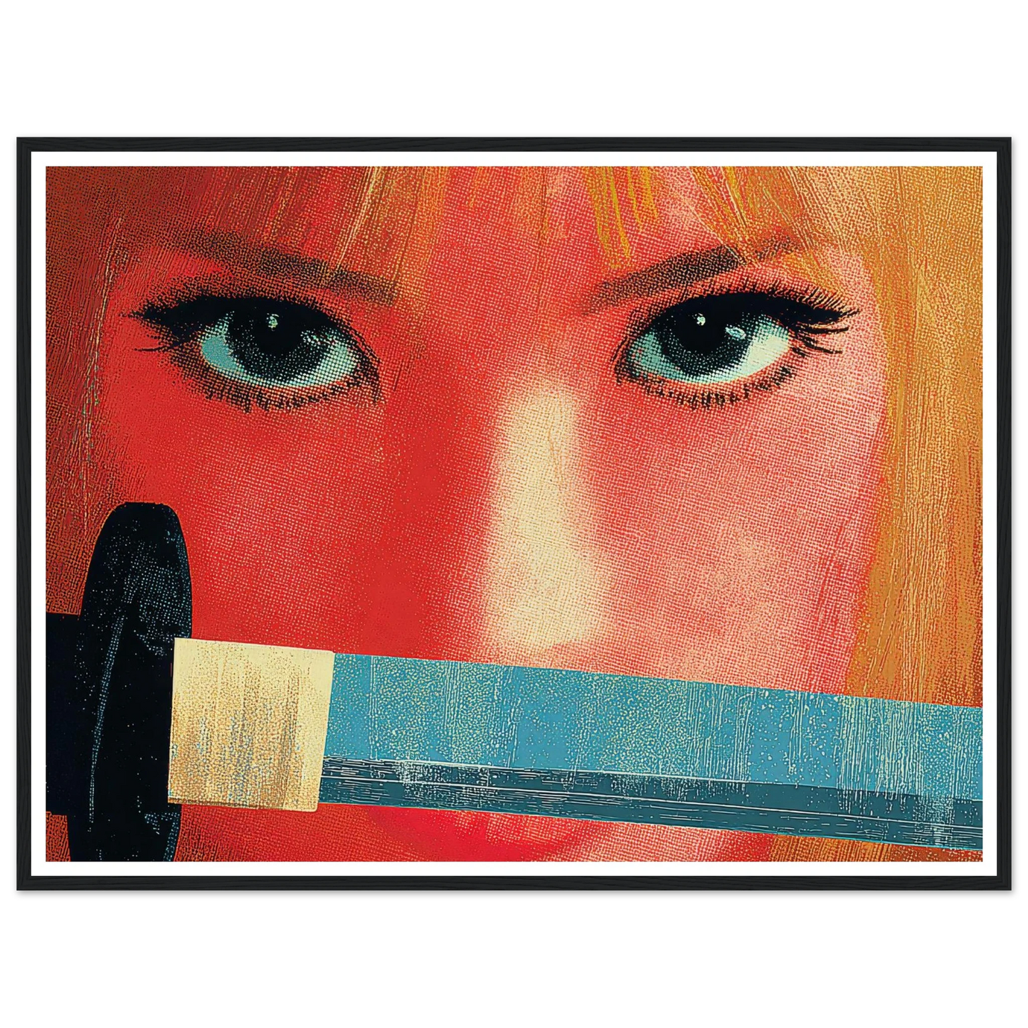 K!ll Bill - Framed Poster - 30x40 cm / 12x16″ - Black frame